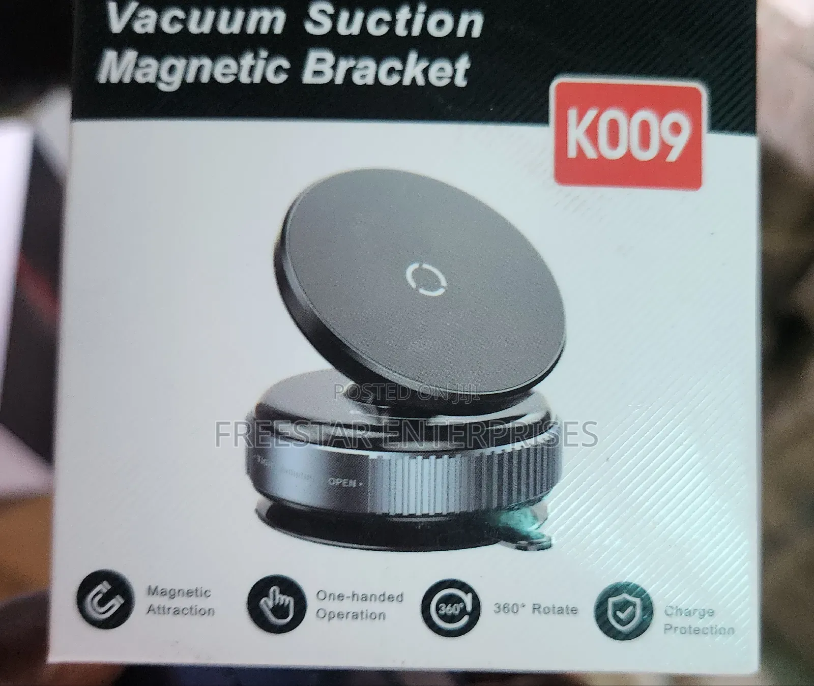 Vacuum Suction Magnetic Phone Holder. Suction Magnetic Bracket .