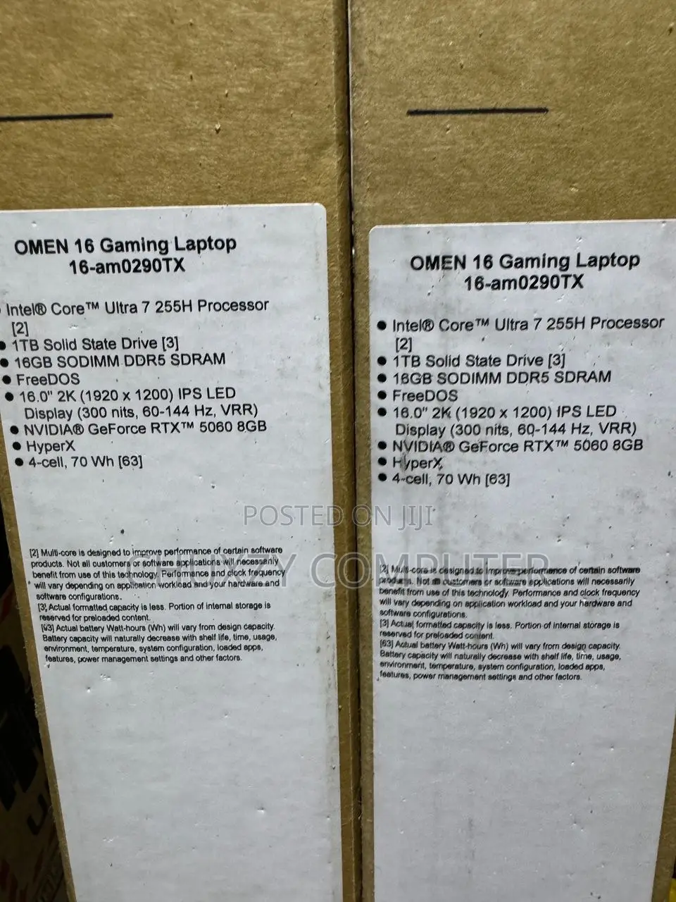 New Laptop HP Omen 16 16GB Intel Core Ultra 7 SSD 1T
