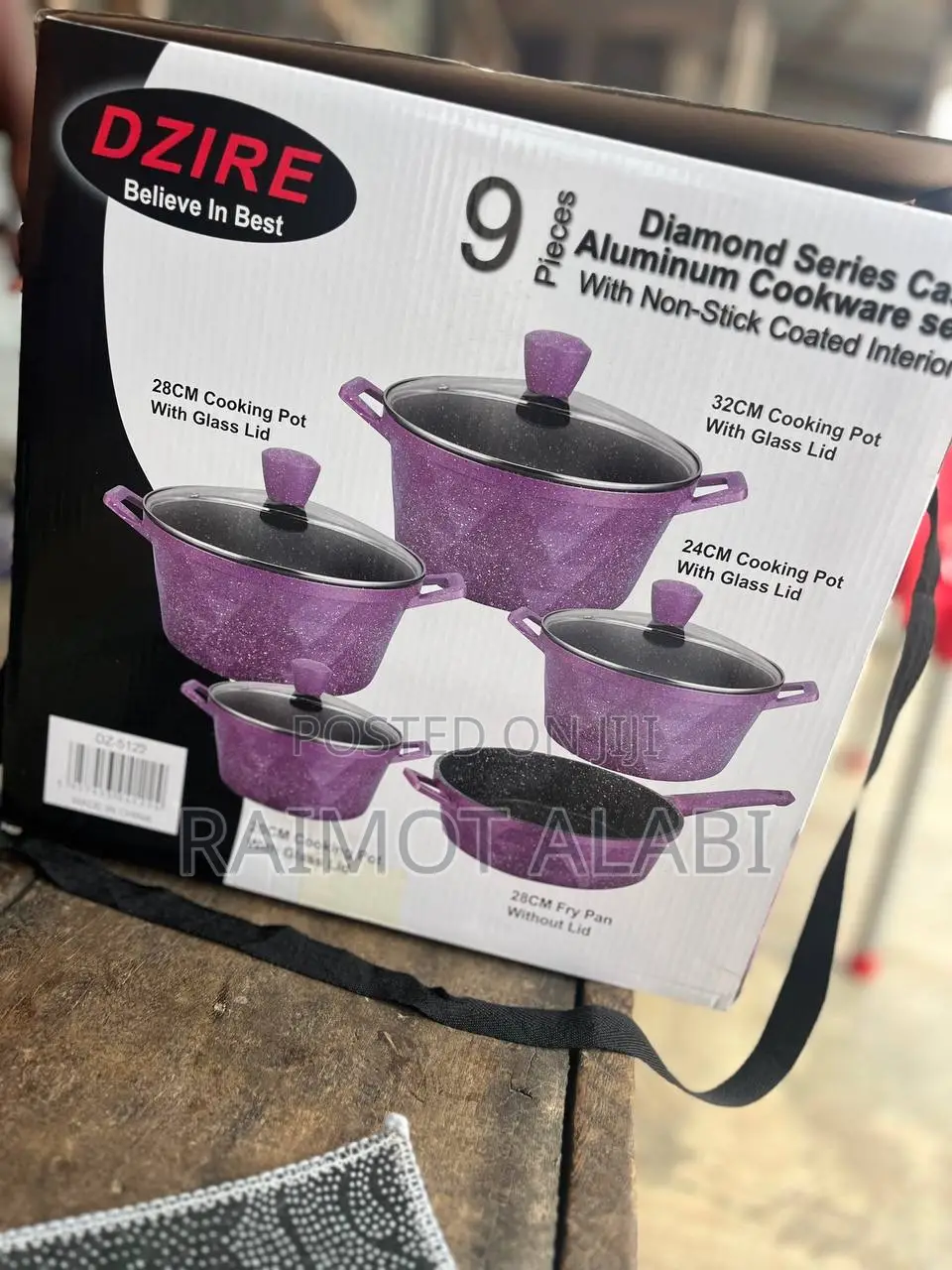 Dzire 9pcs Granite Set