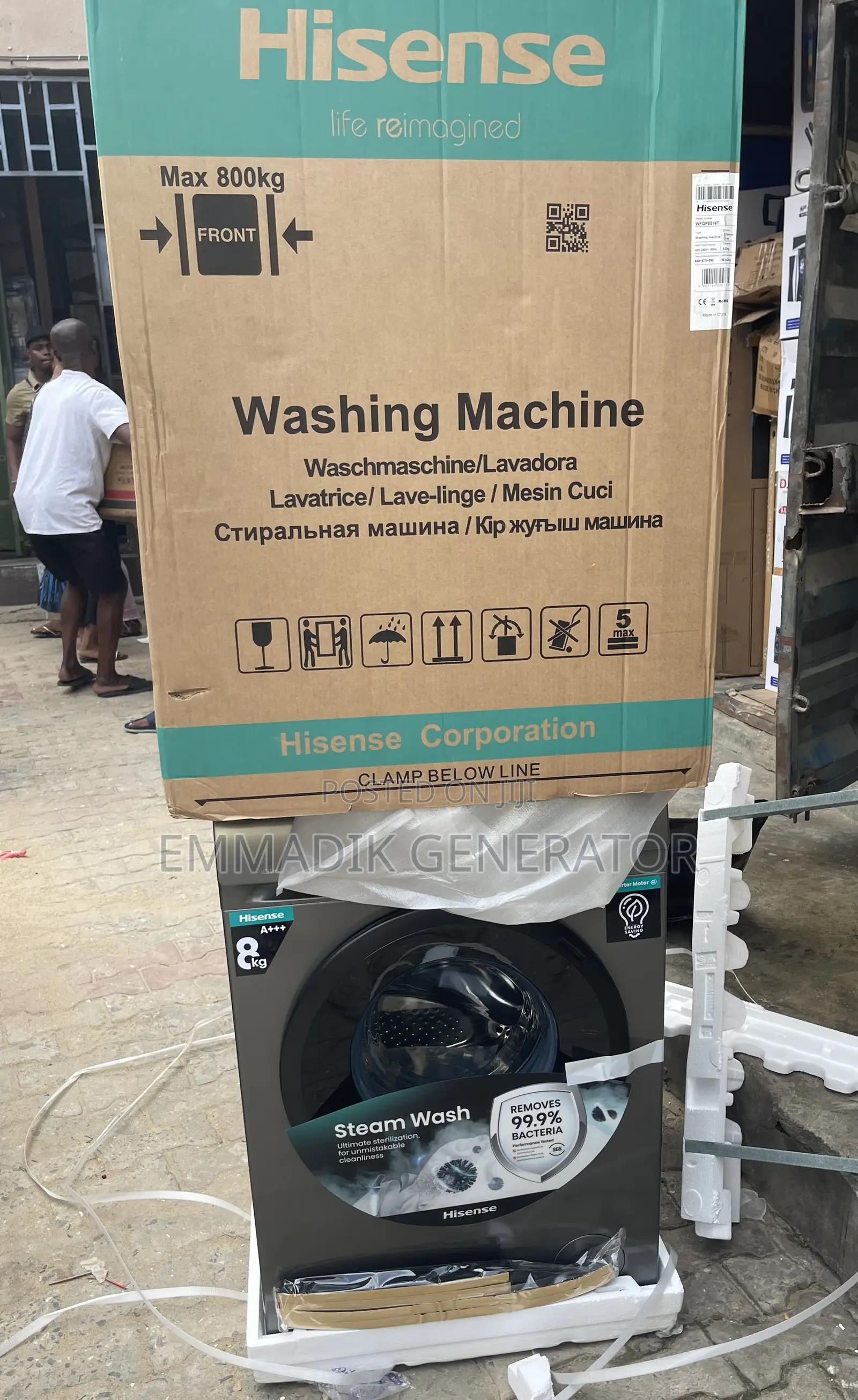 Hisense Inverter Washing Machine Wm8014t