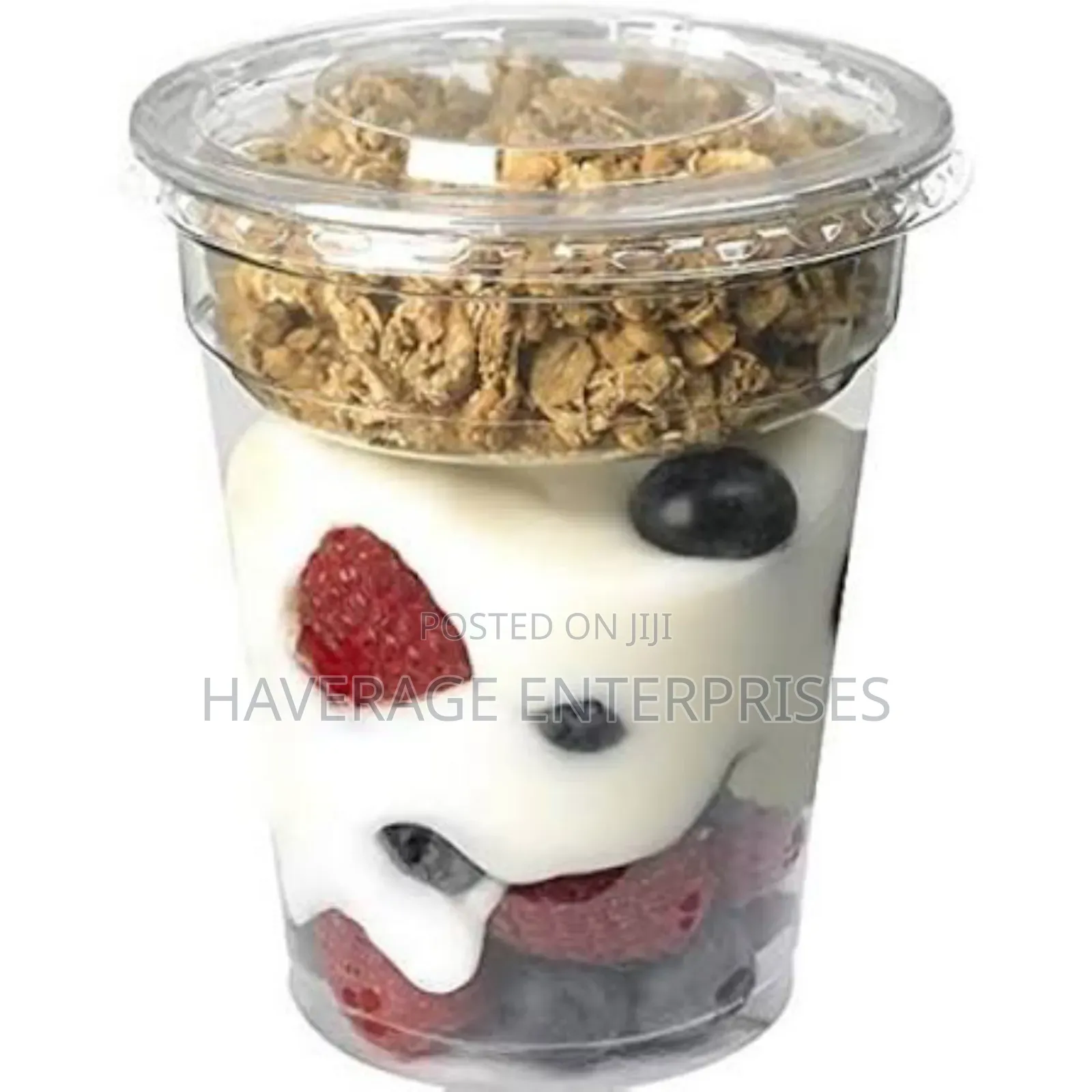 Parfait//Dessert/Cake Cup With Flat Lids 12/16oz 1000pces