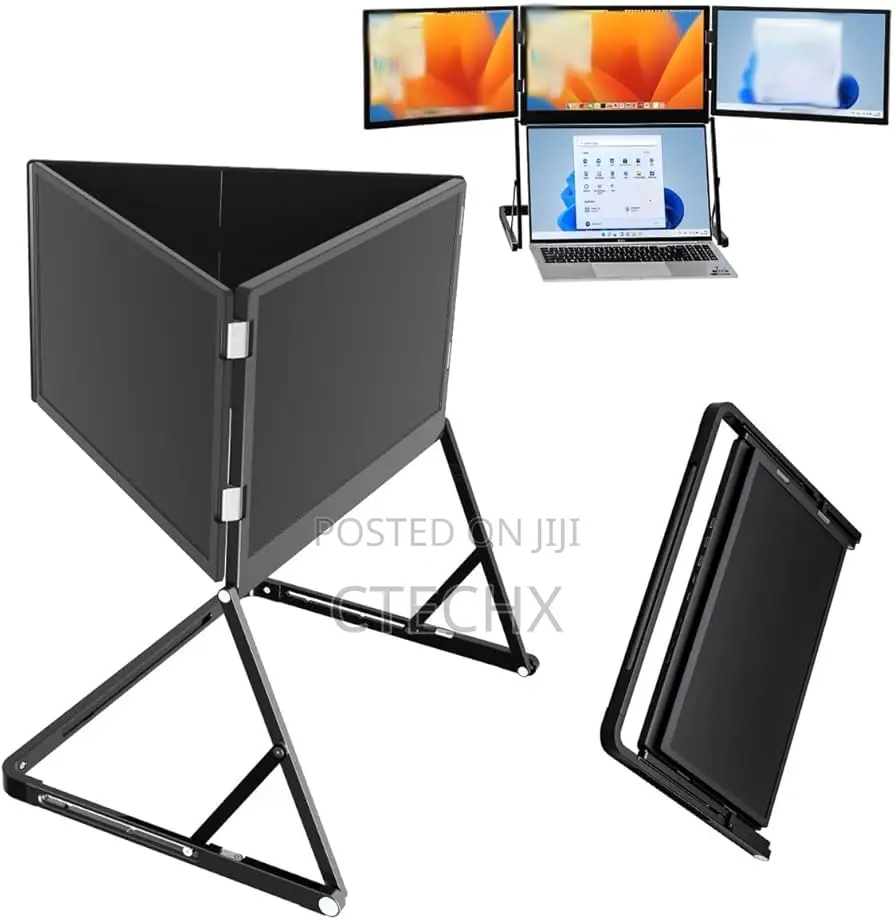 Quad Laptop Screen Extender FHD 1080p Triple Portable Monitor