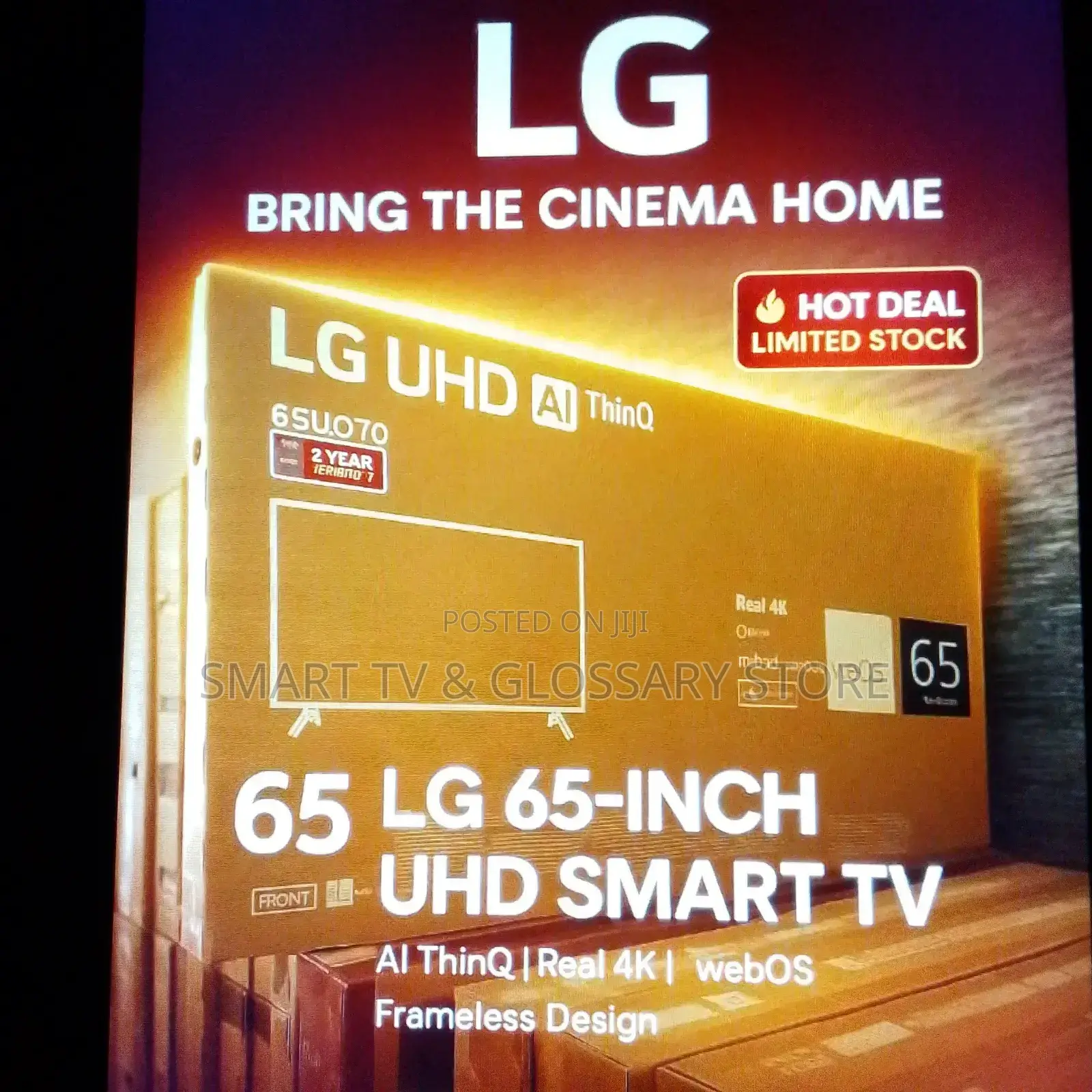 65 Inches Smart Tv With Home Dashboard