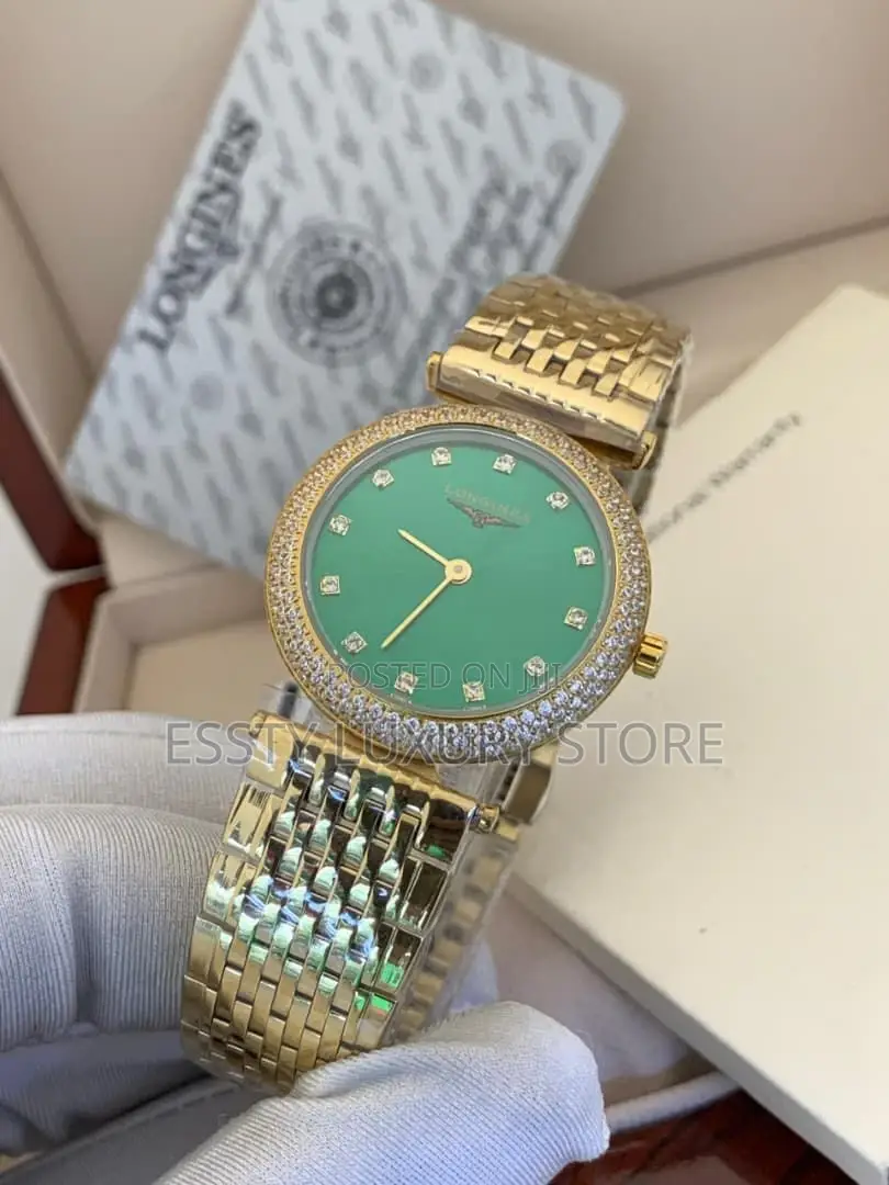 Longines Female Gold Chain Wrist Watch