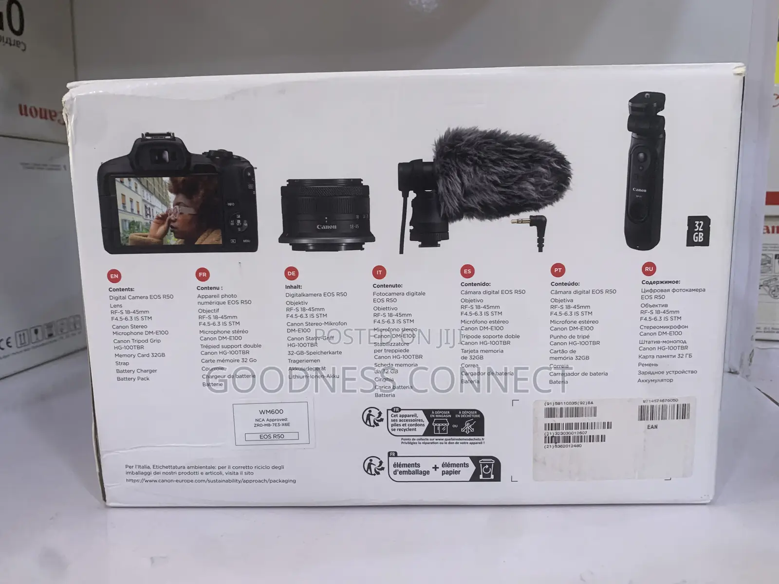 Canon Eos R50 Content Creator Kit With 18-45mm Lens