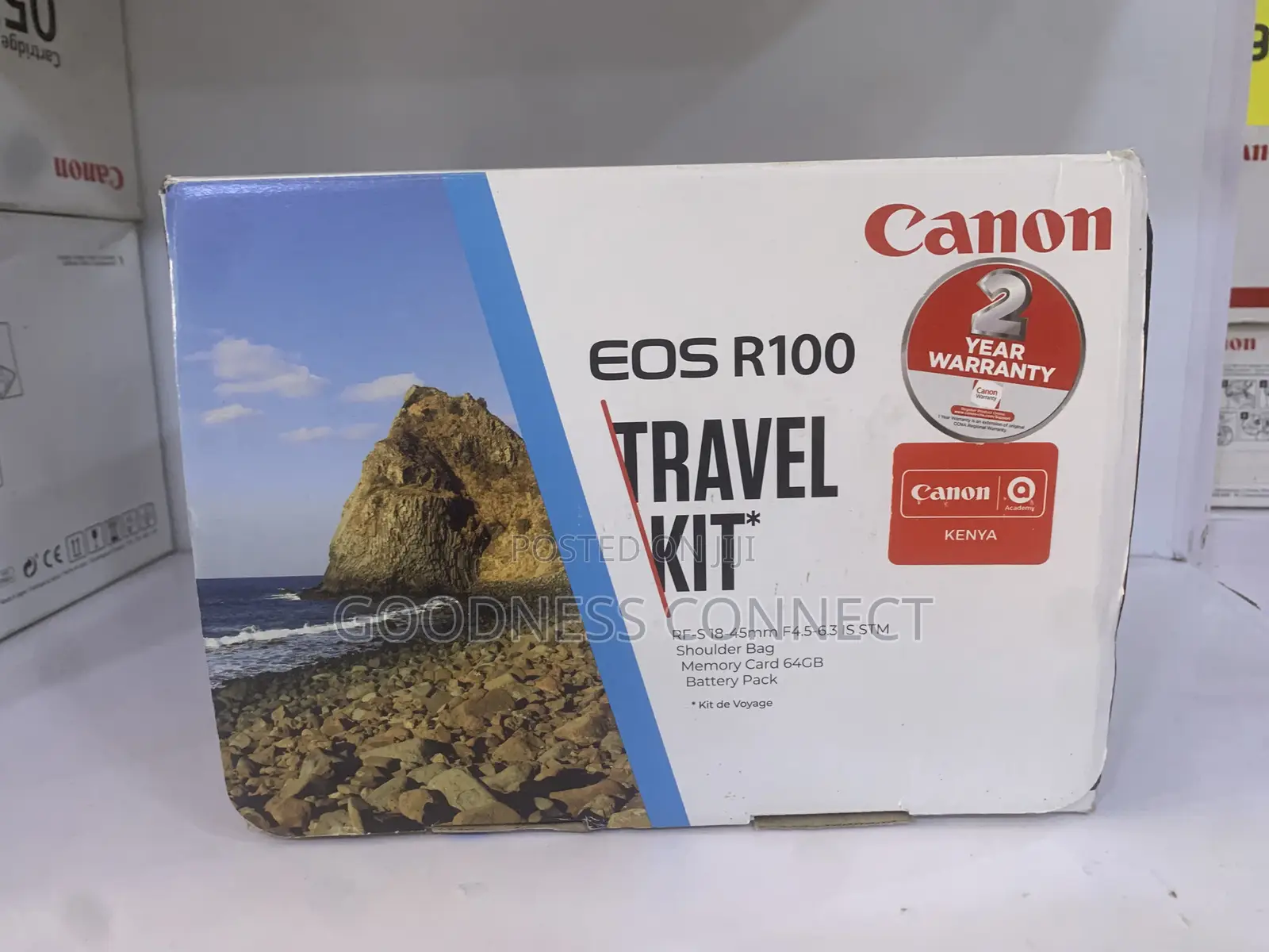 Canon Eos R100 Travel Kit With 18-45 Lens