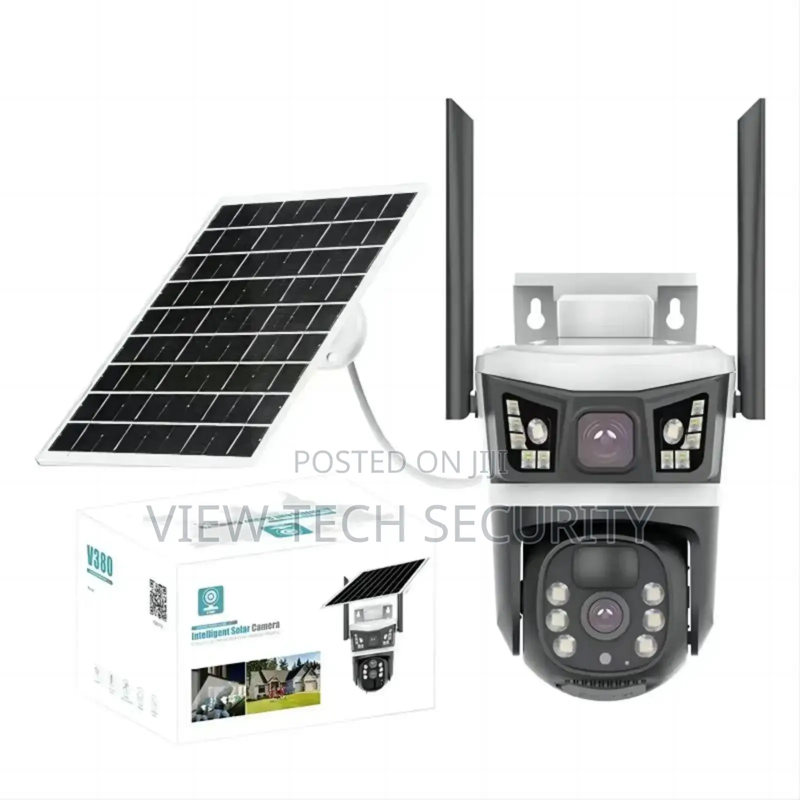 Dual Lens CCTV Solar Camera
