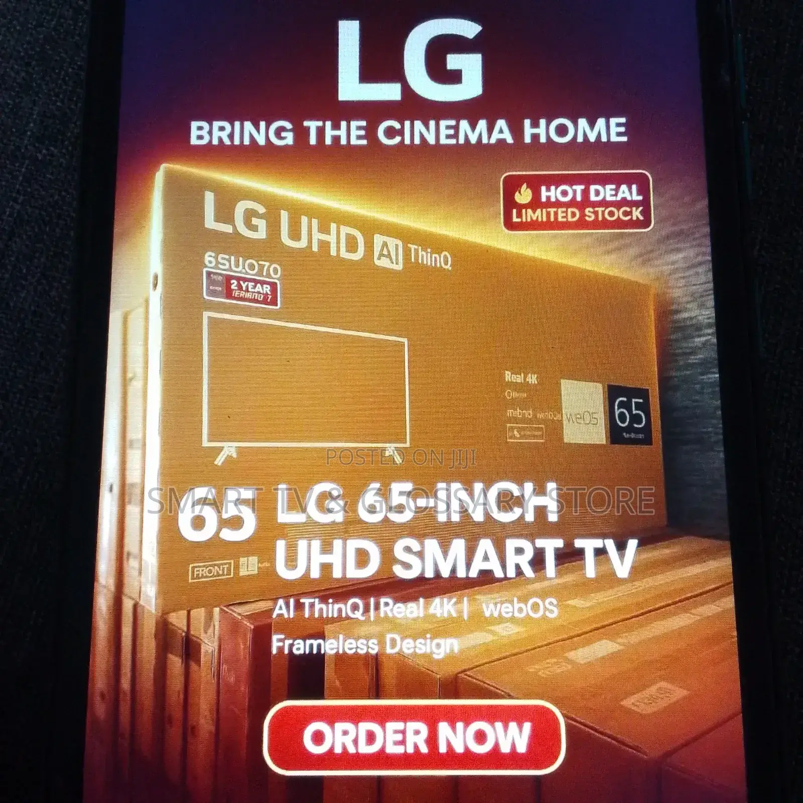 65 Inches Smart With Ultimate Gameplay 2025 Model