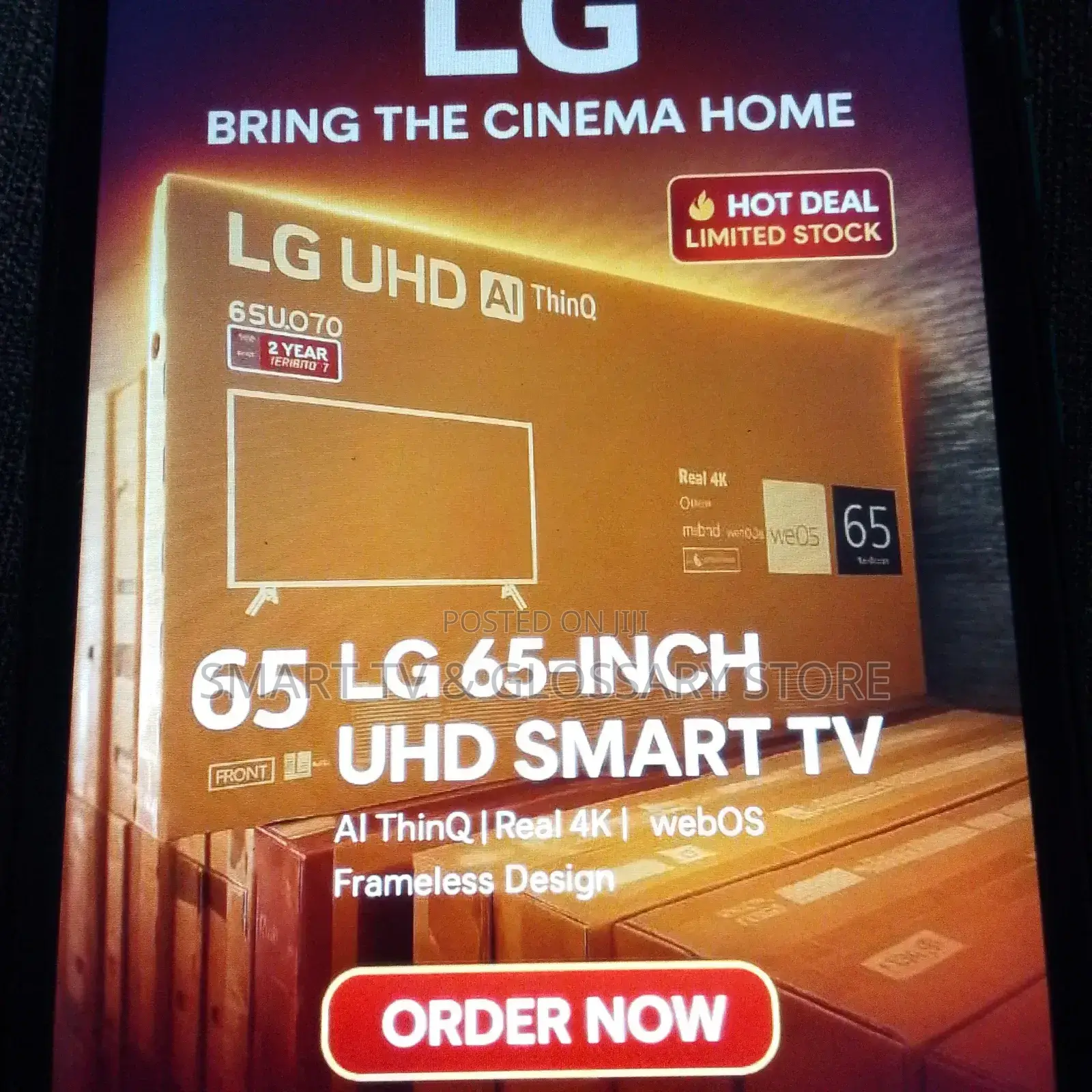 65 Inches Smart With Ultimate Gameplay 2025 Model