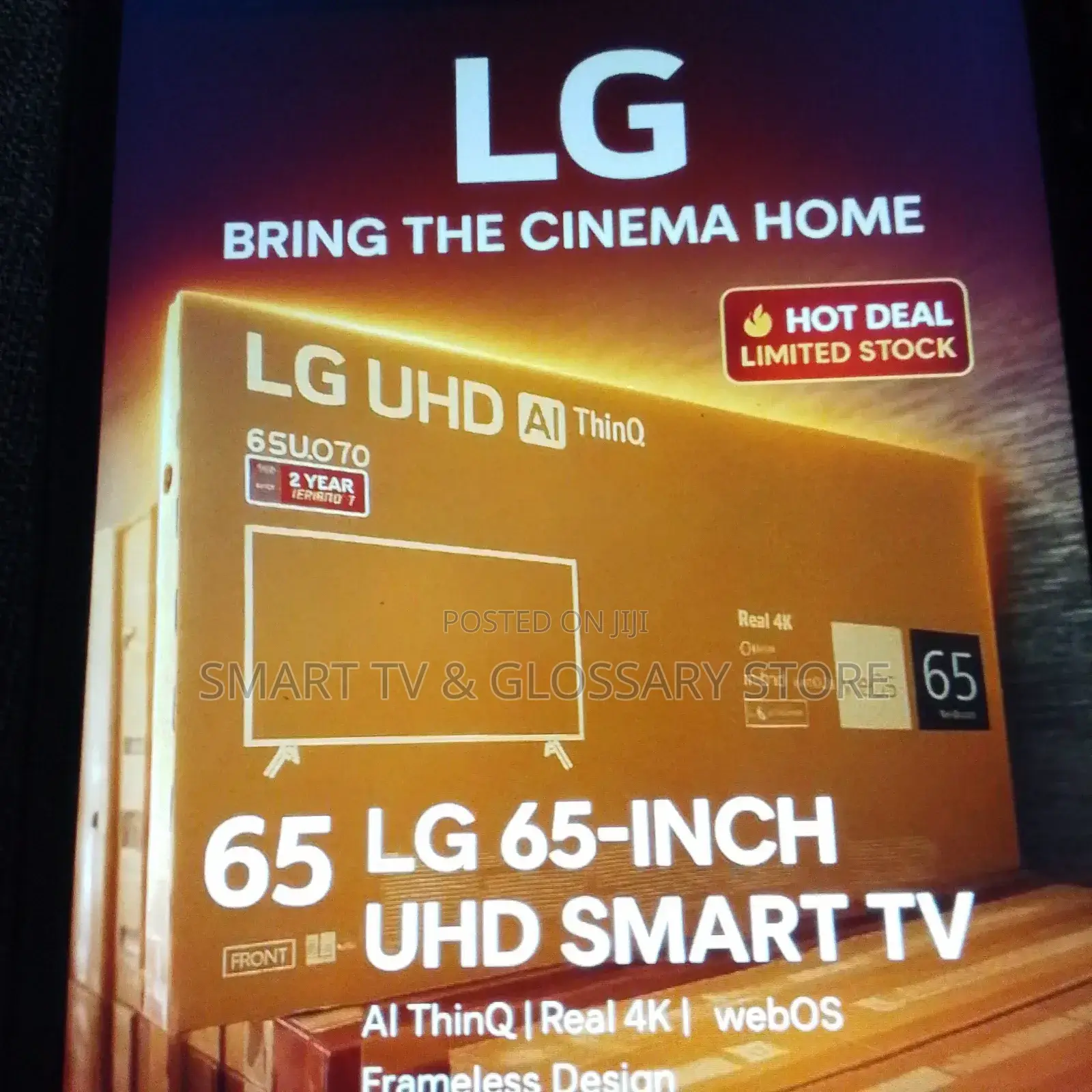 Lg 65 Inches Smart Tv True Cinema Experience With Gameplay