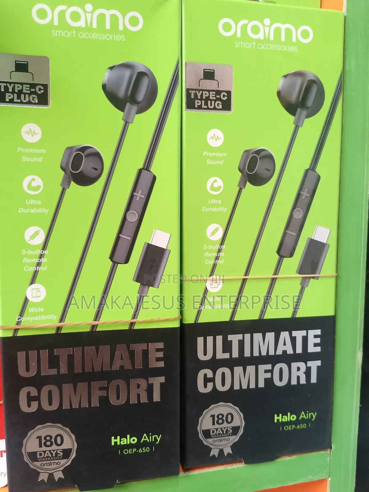 Oraimo Halo Airy Oep-650 Type-C Earpiece/Earphone