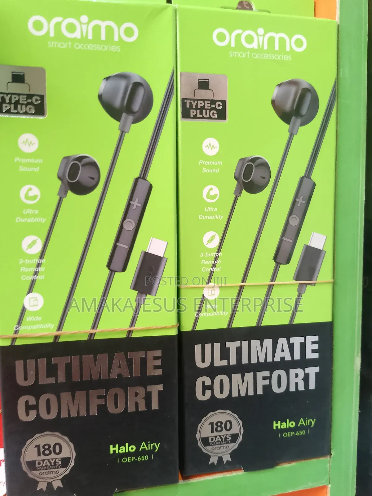 Oraimo Halo Airy Oep-650 Type-C Earpiece/Earphone