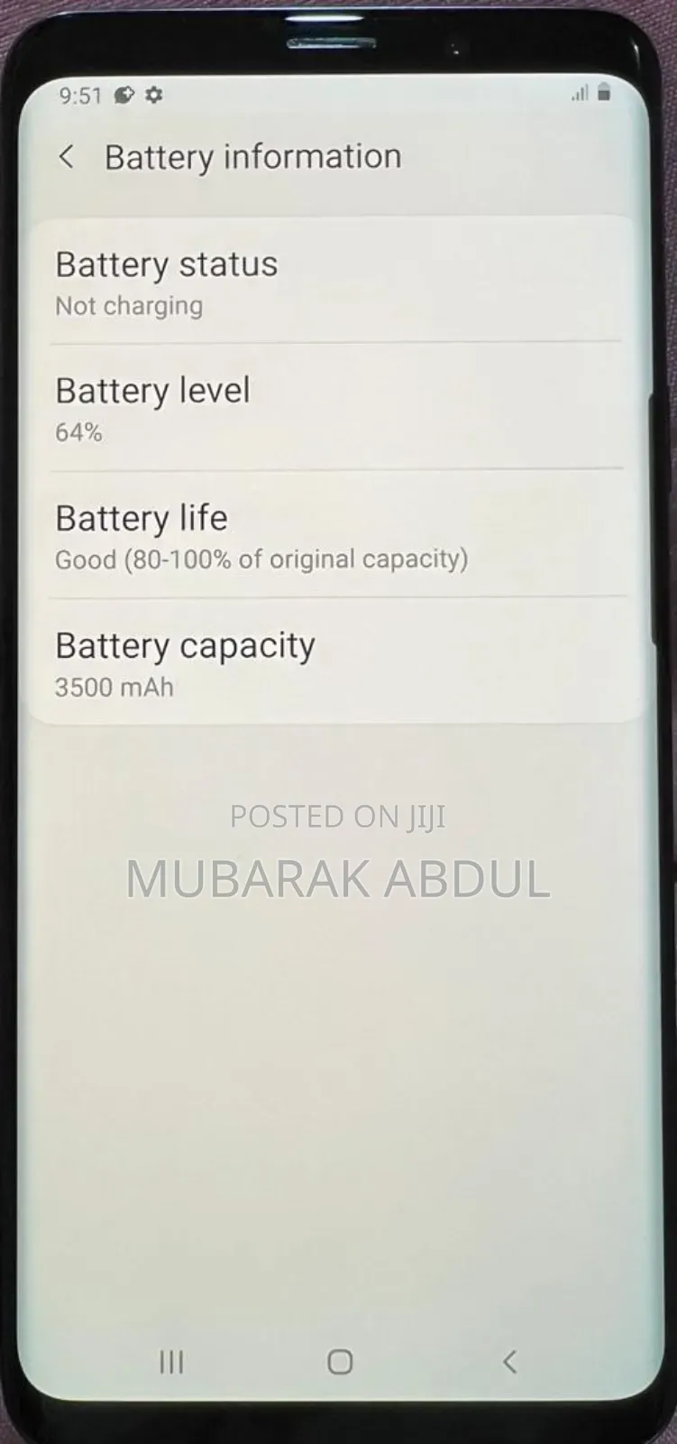 Samsung Galaxy S9 Plus 64 GB Blue