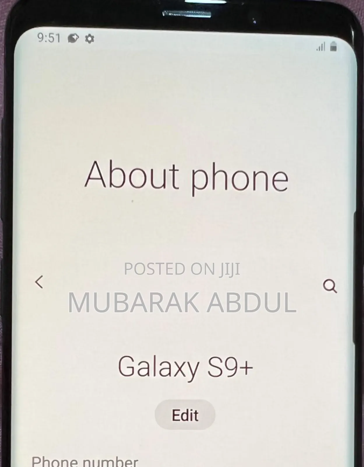 Samsung Galaxy S9 Plus 64 GB Blue