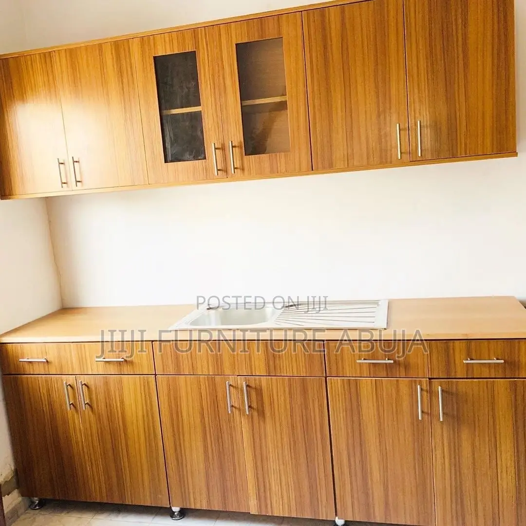 Brown Kitchen Up and Down
