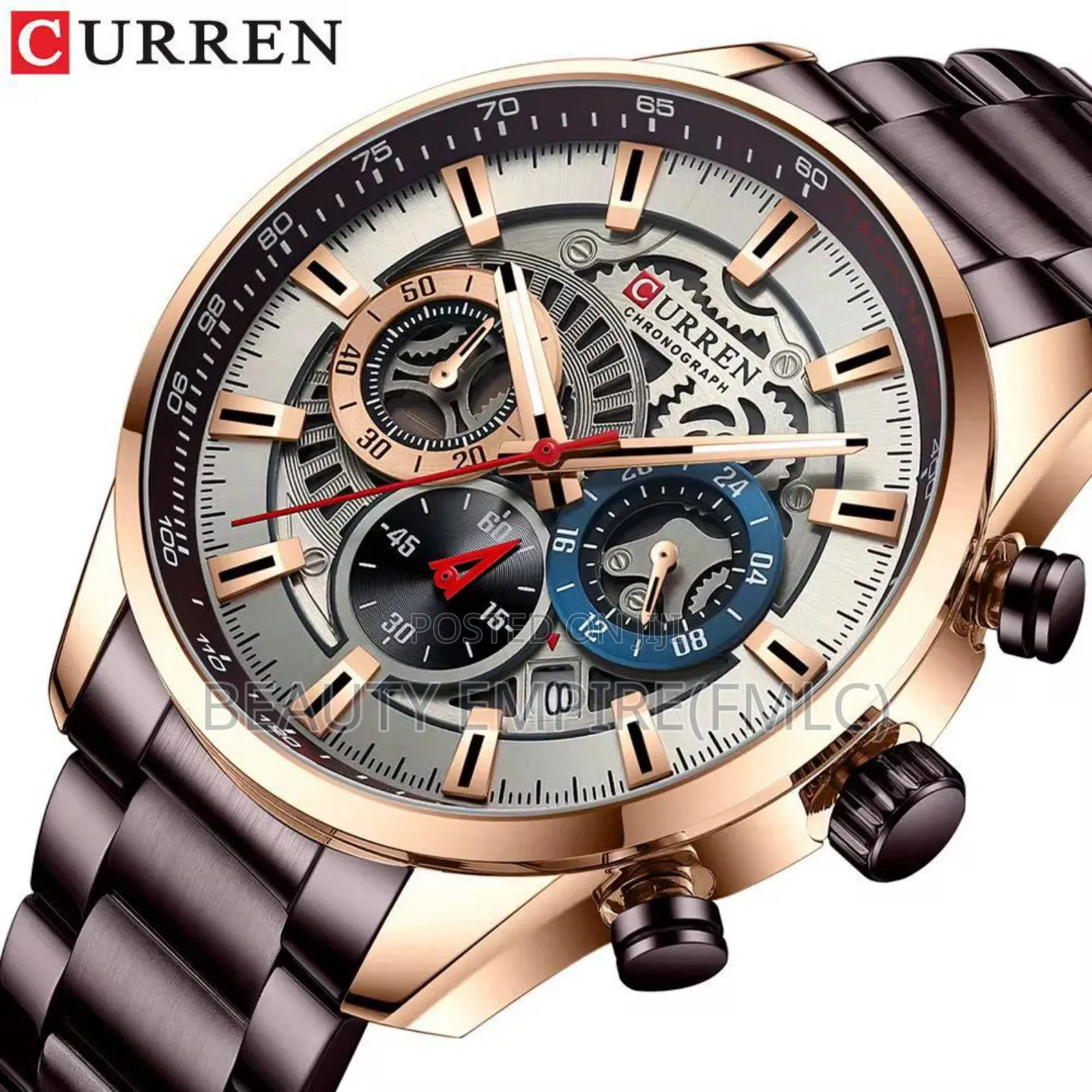Curren Chronograph Luxury Men’S Wristwatch