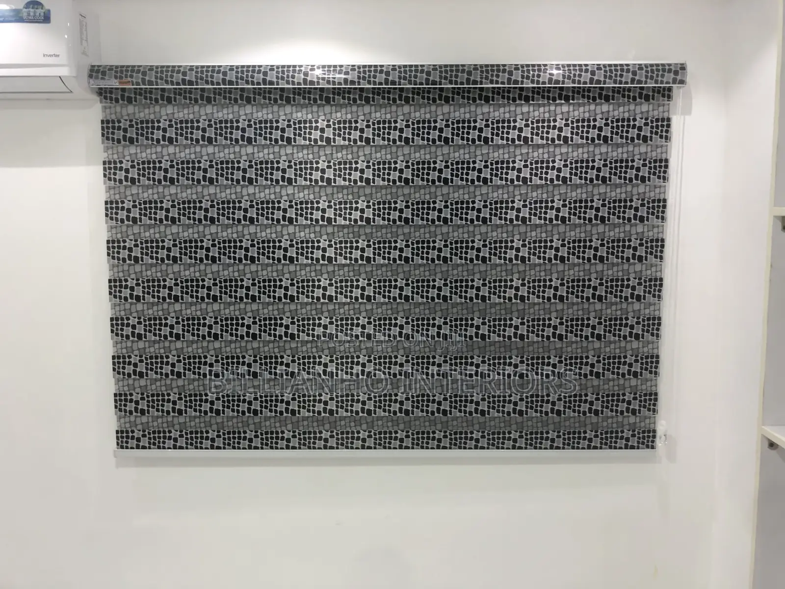 Bricks Black Day Night Blinds