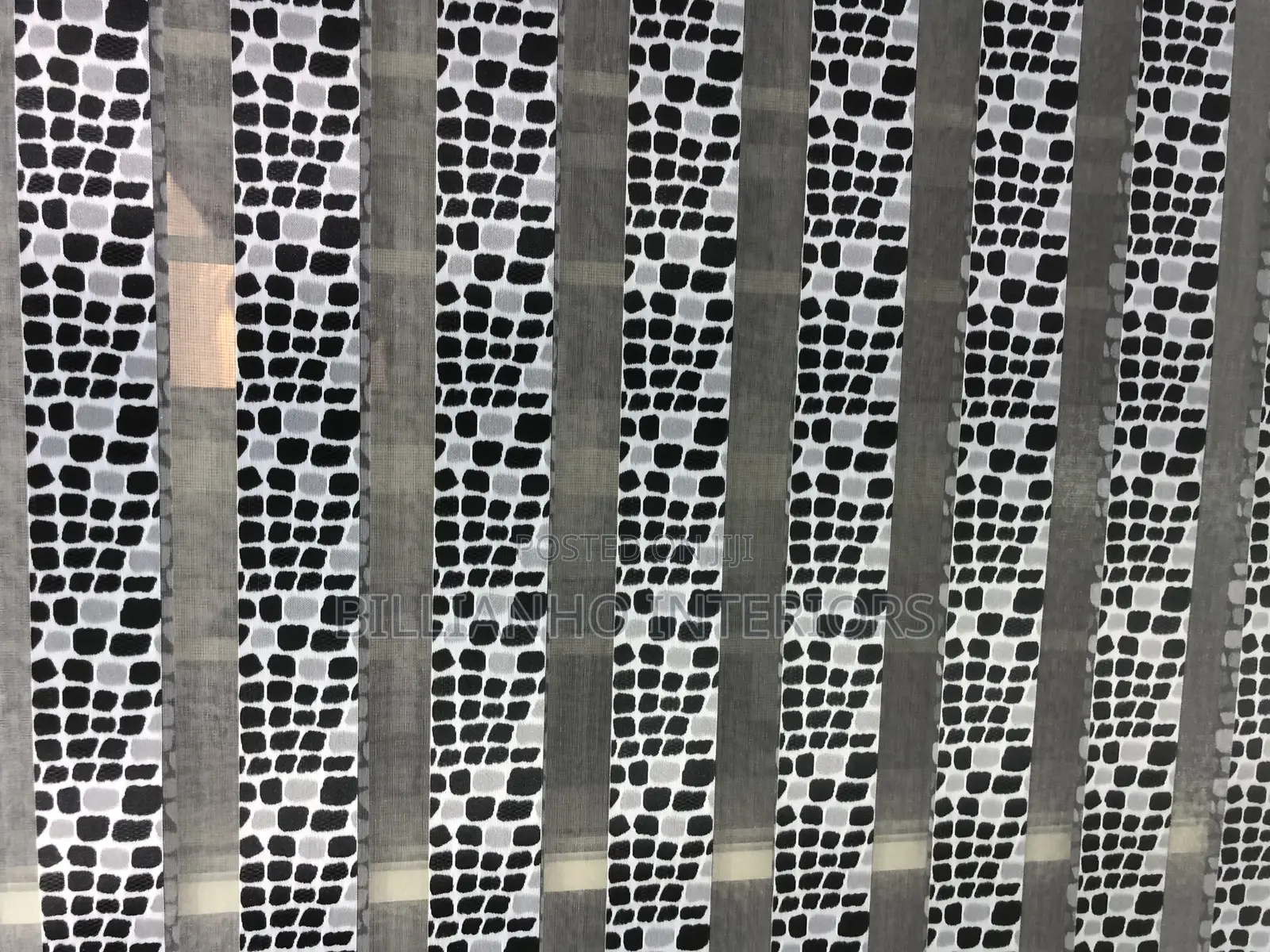 Bricks Black Day Night Blinds