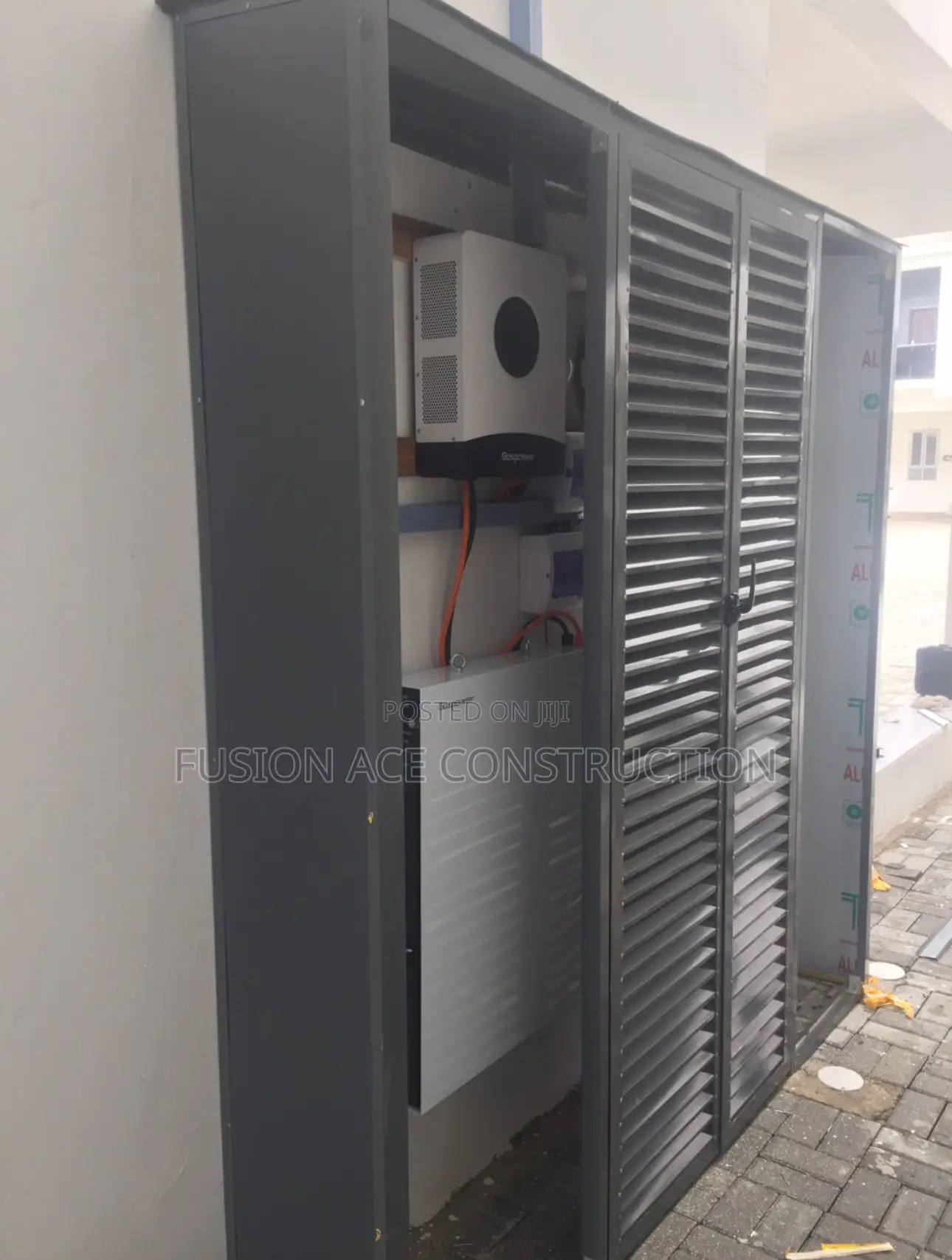 Inverter House Shade Made With Aluminium Profiles