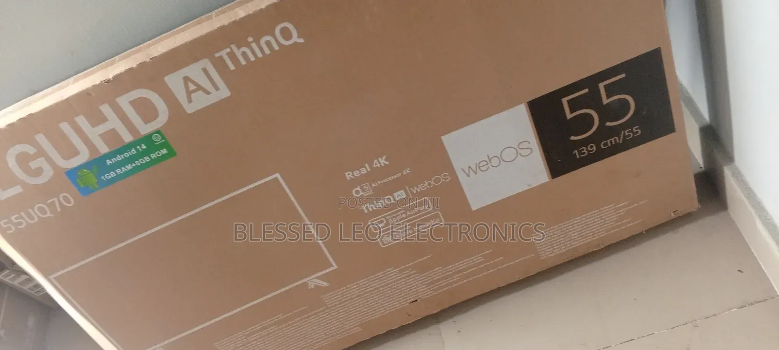 55 Inches Smart Lg Thinq Tv Frameless