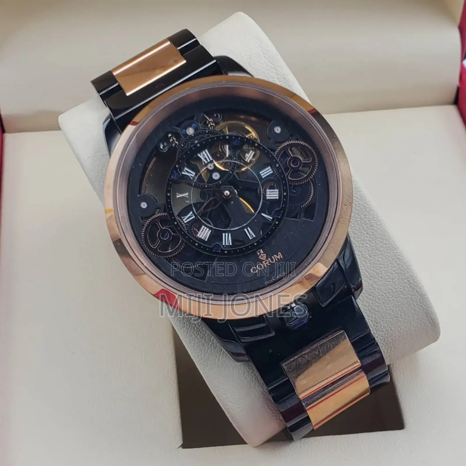 "Elegance Redefined: Corum Two-tone Chronograph"