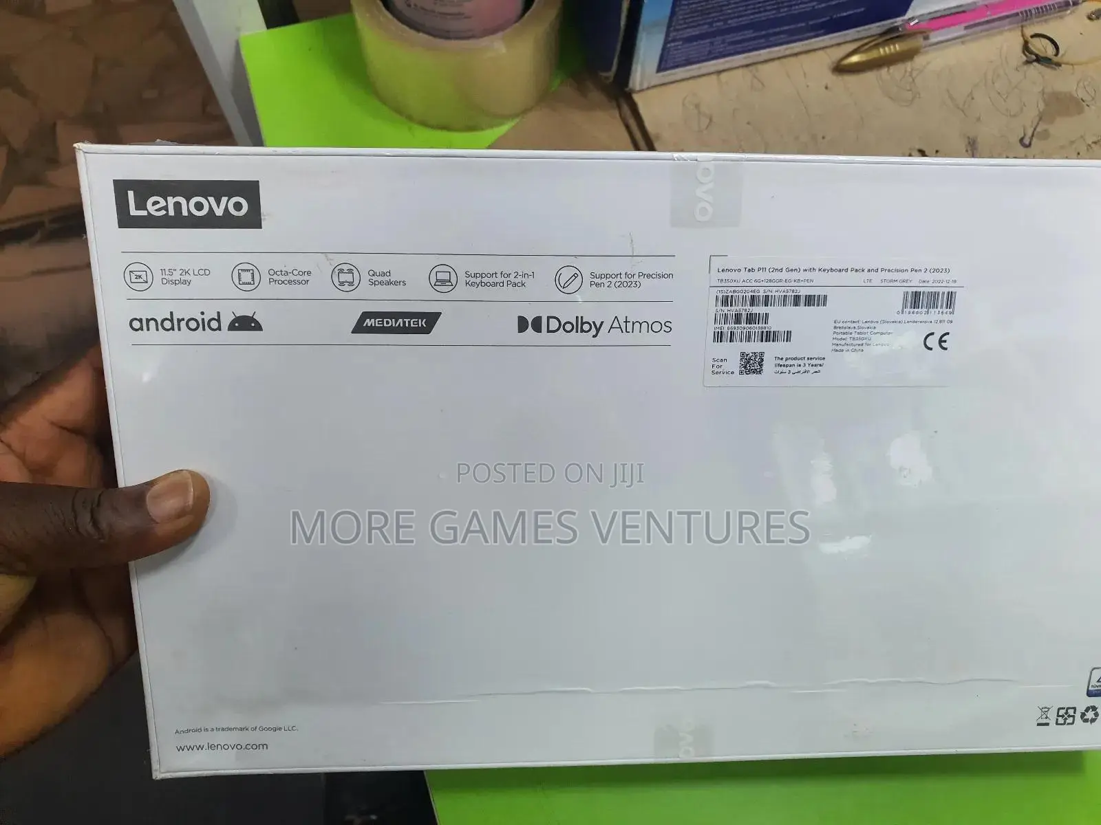 New Lenovo Tab P11 128 GB Gray