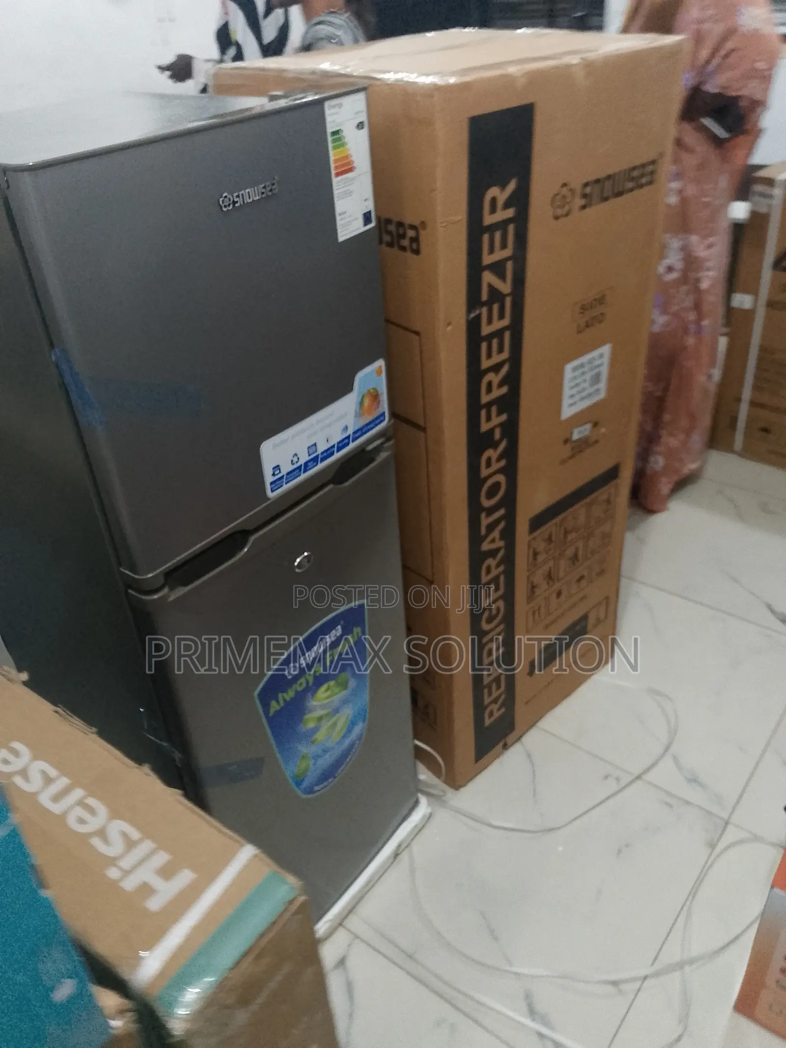 Snowsea BCD-198: 198l Double Door Fridge With Energy Savings