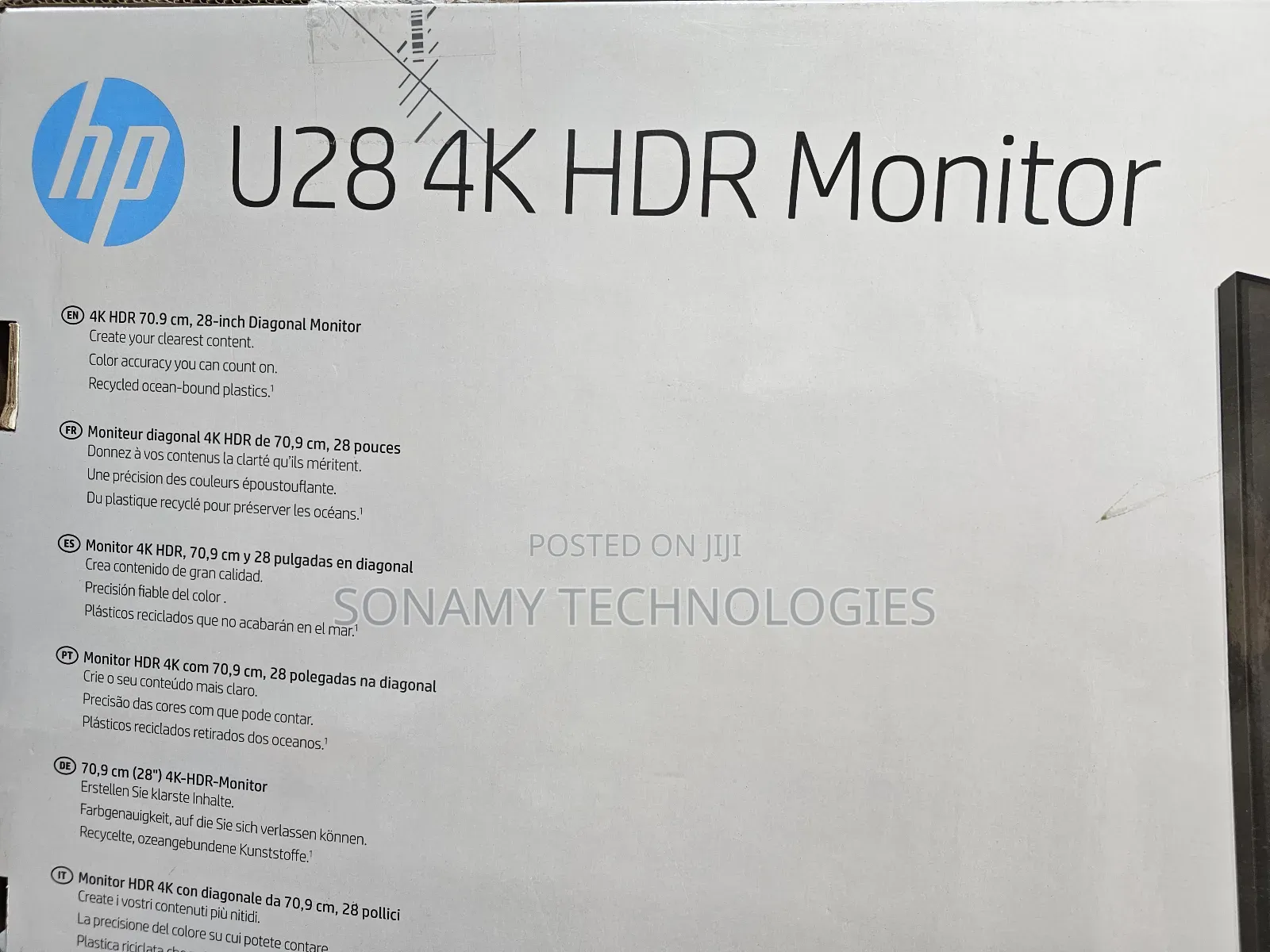 Hp Monitor U28 HDR Monitor