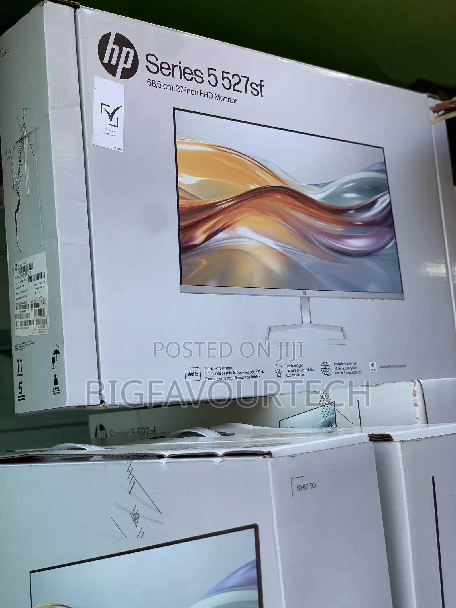 Hp Series 5 27 Inch FHD White Monitor - 527sf