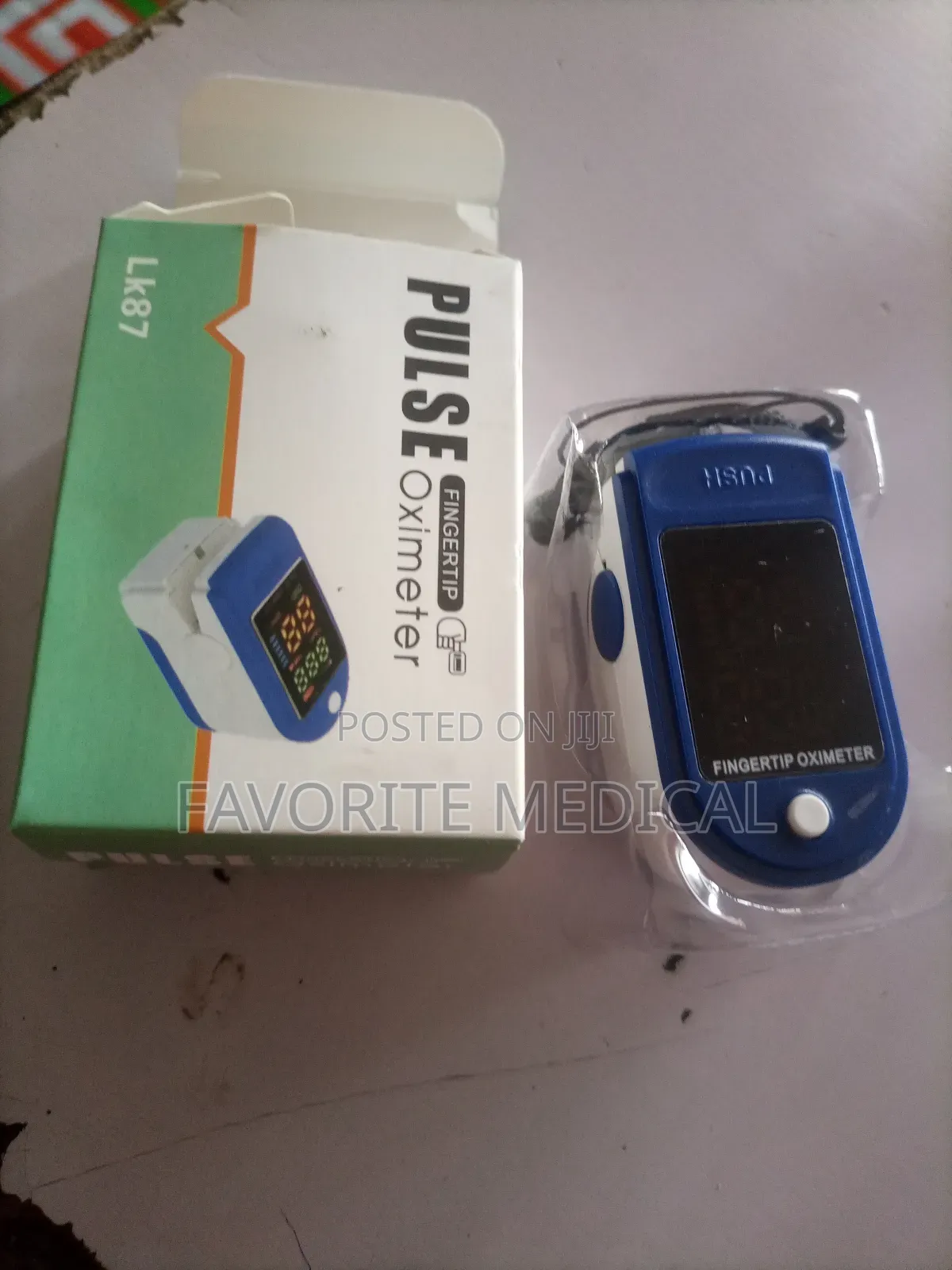 Portable Finger Tip Pulse Oximeter Lk 87