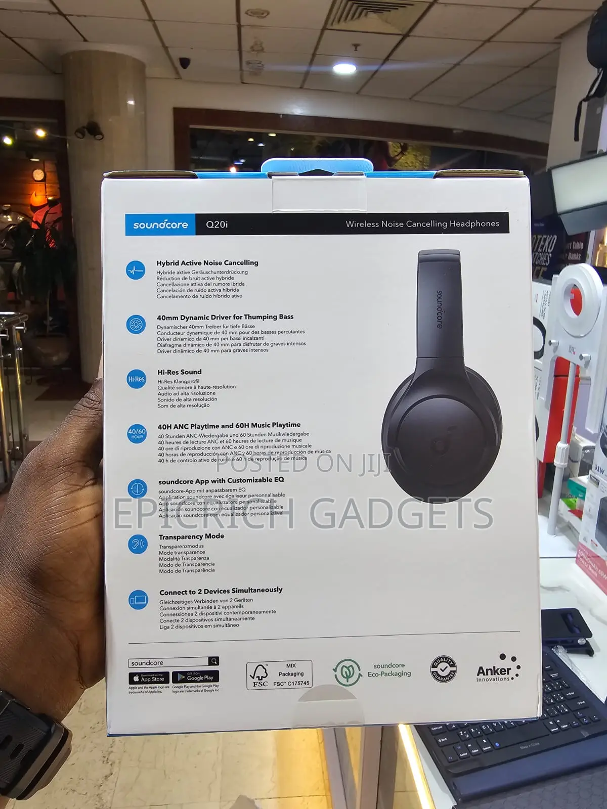 Soundcore Q20i Pure Bass No Noise Anc Headphone