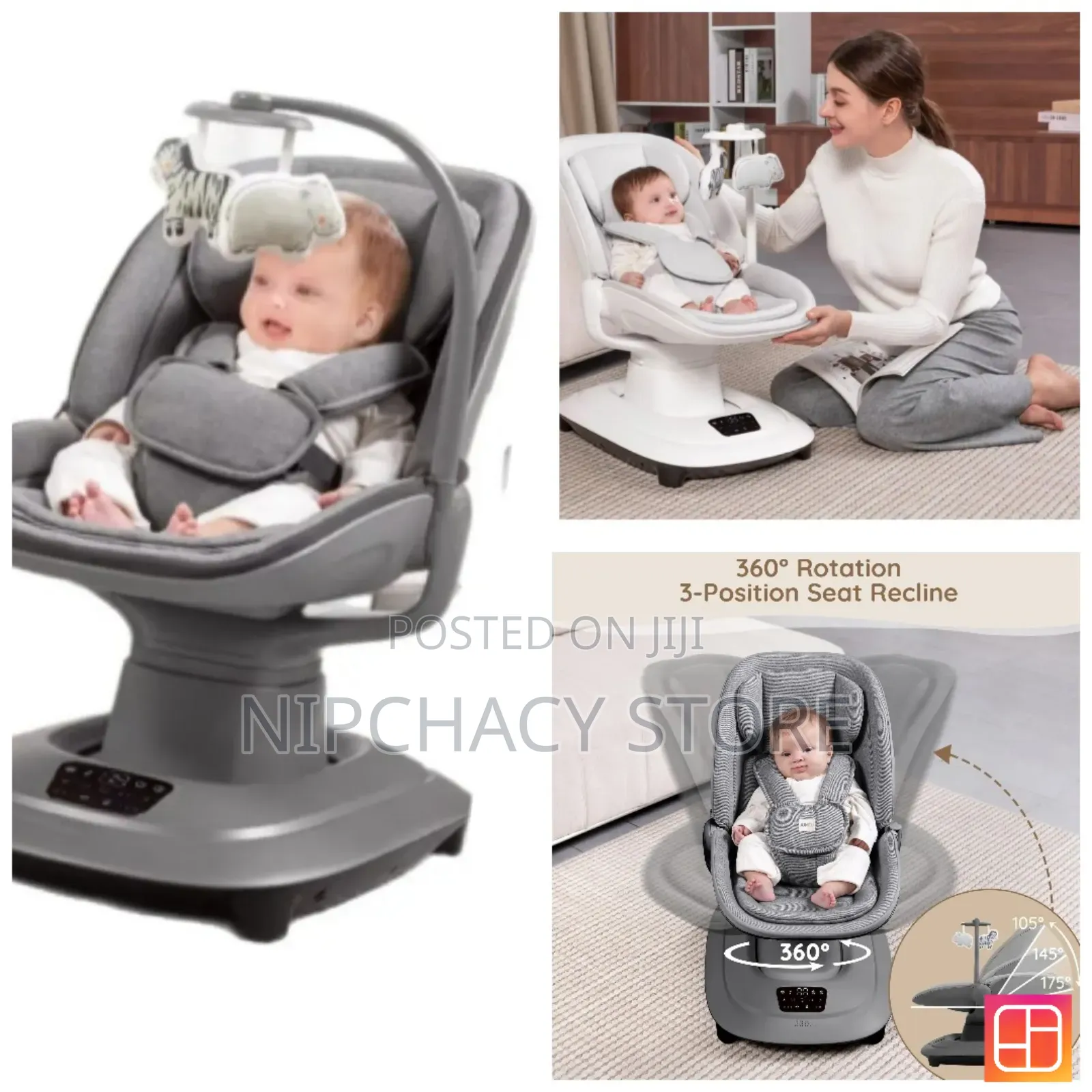 Multi Motion Mastela Electric Baby Swing