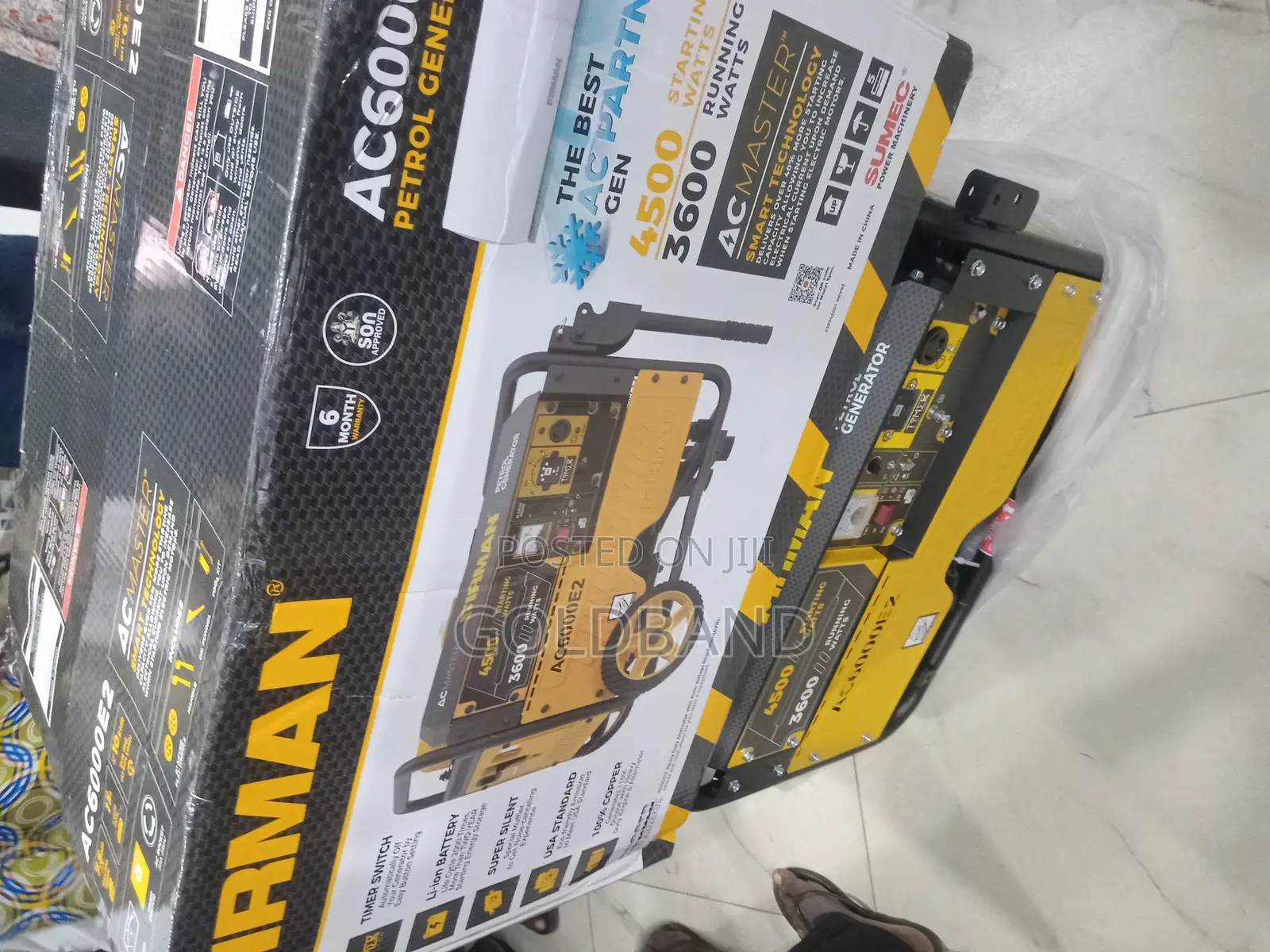 Firman Ac6000e2 4.5kva Petrol Generator With Electric Start
