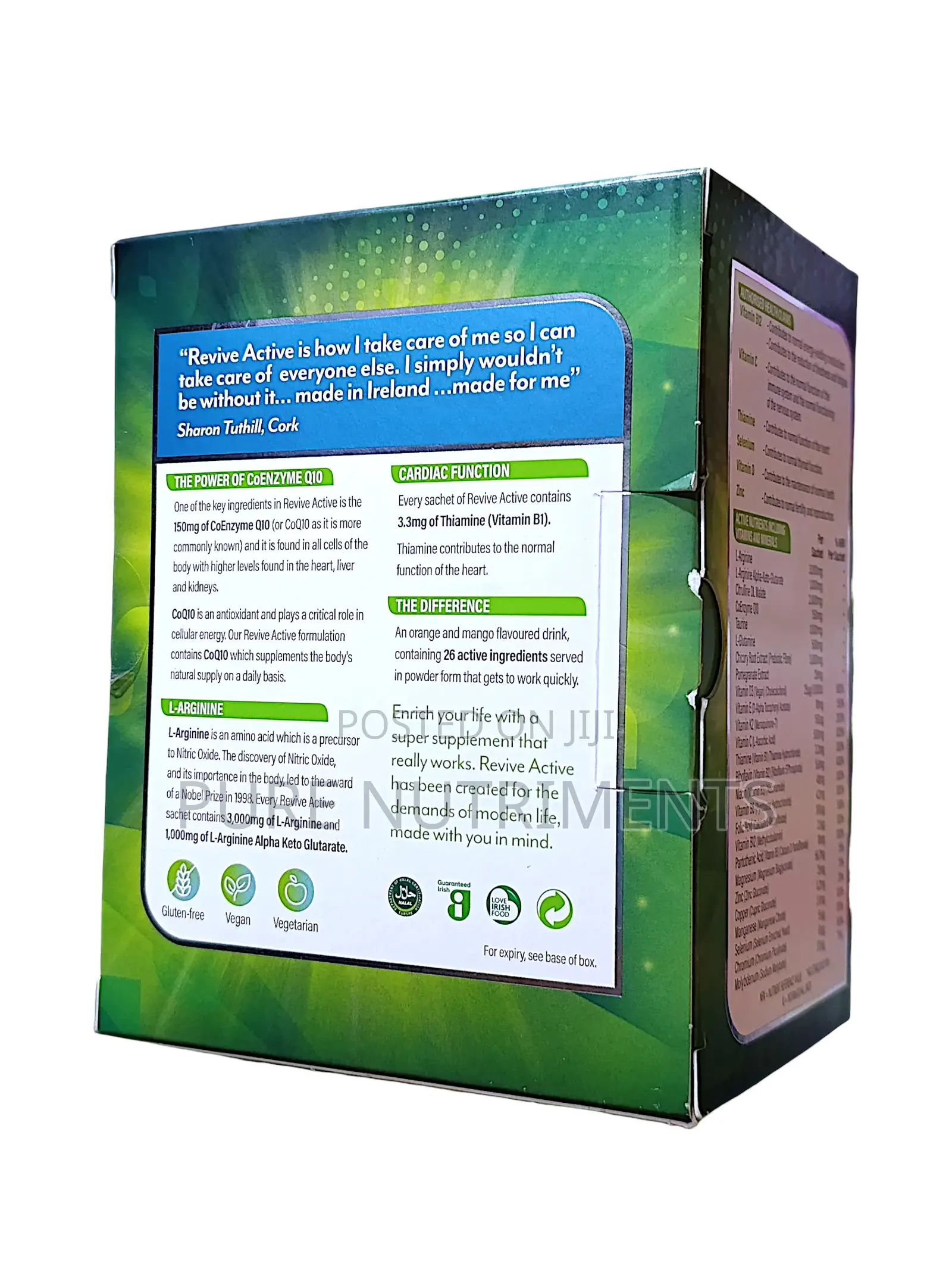 Revive Active – For Energy, Immunity Heart Health (30 Sachets) 381g