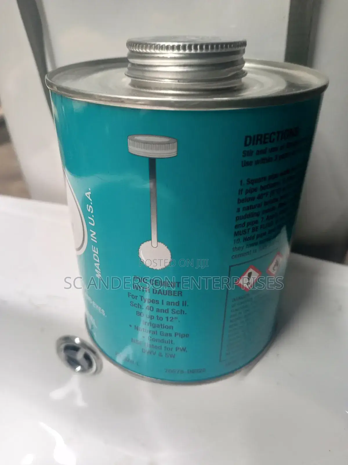 Abro PVC Heavy Duty Clear Cement 1liter (Available in Other Sizes)