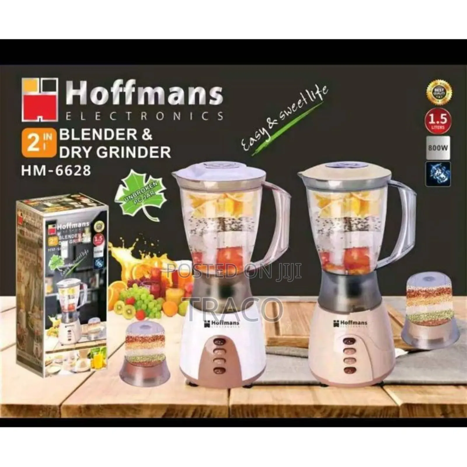 Hoffmans 2in1 Blender and Dry Grinder