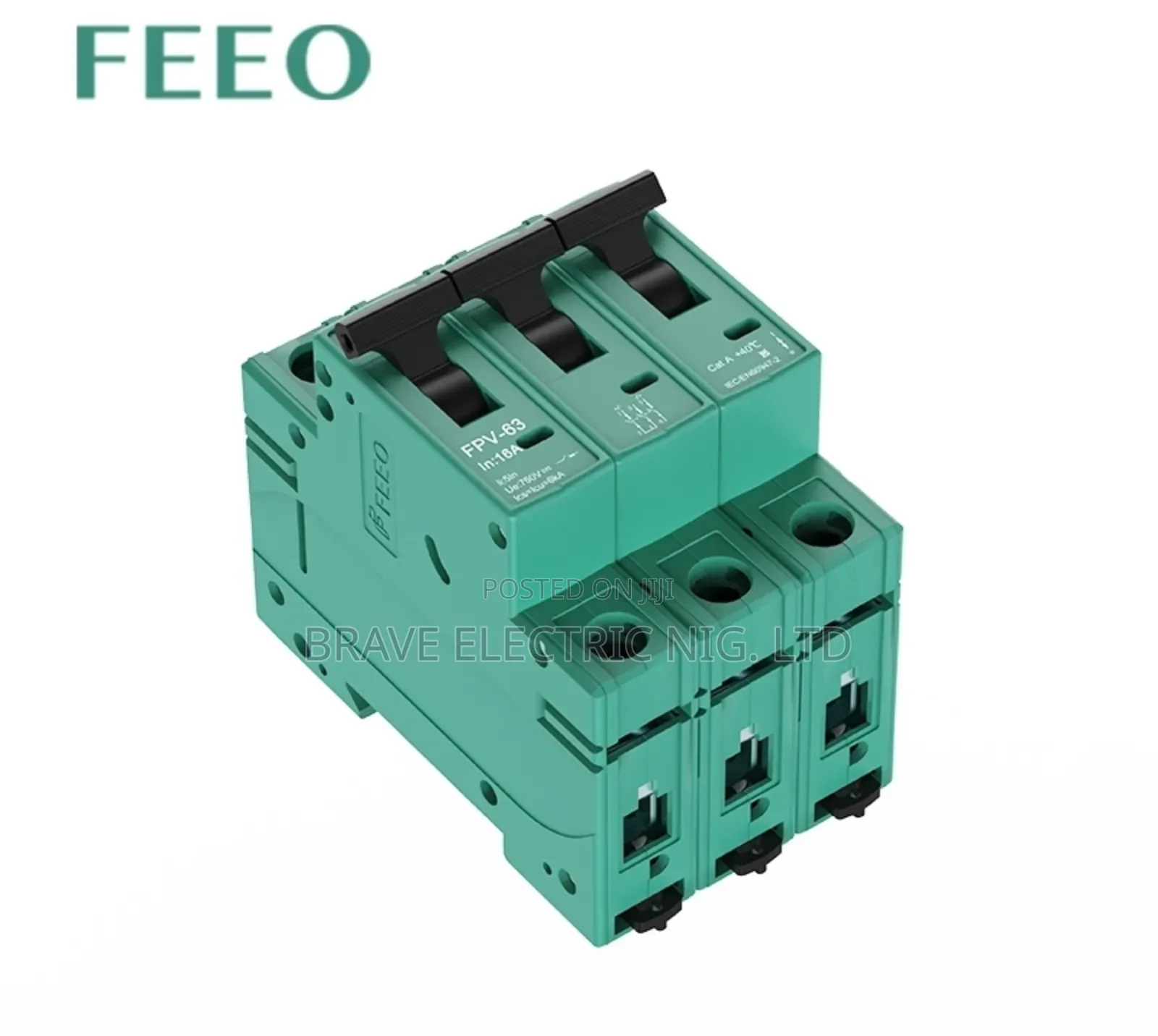 125a Dc Mini Circuit Breaker 3p 750v/900v Pv Solar Dc MCB