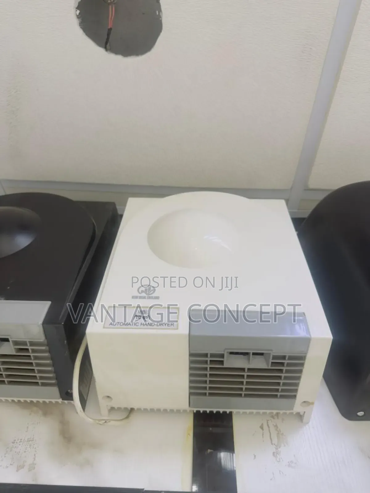 White Colour Plastic Hand Dryer