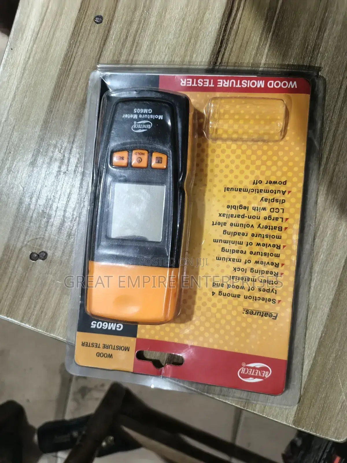 Wood Moisture Meter.