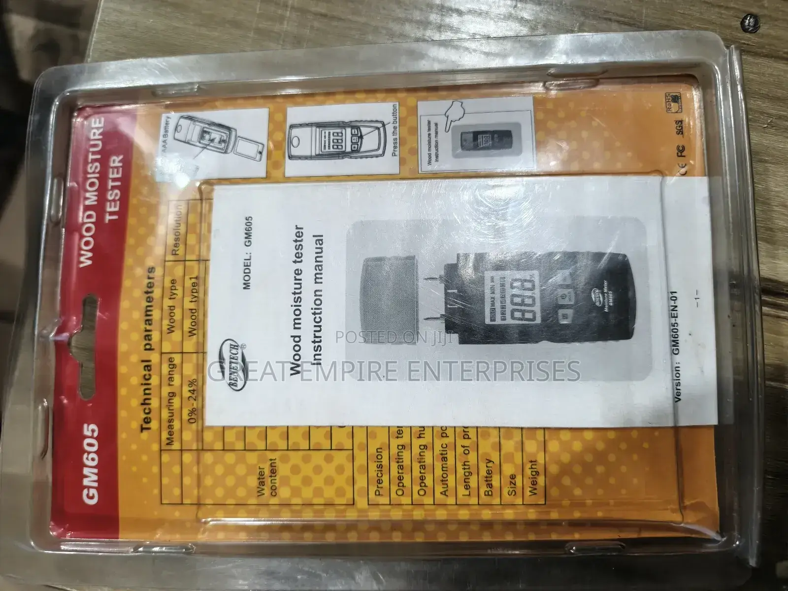 Wood Moisture Meter.