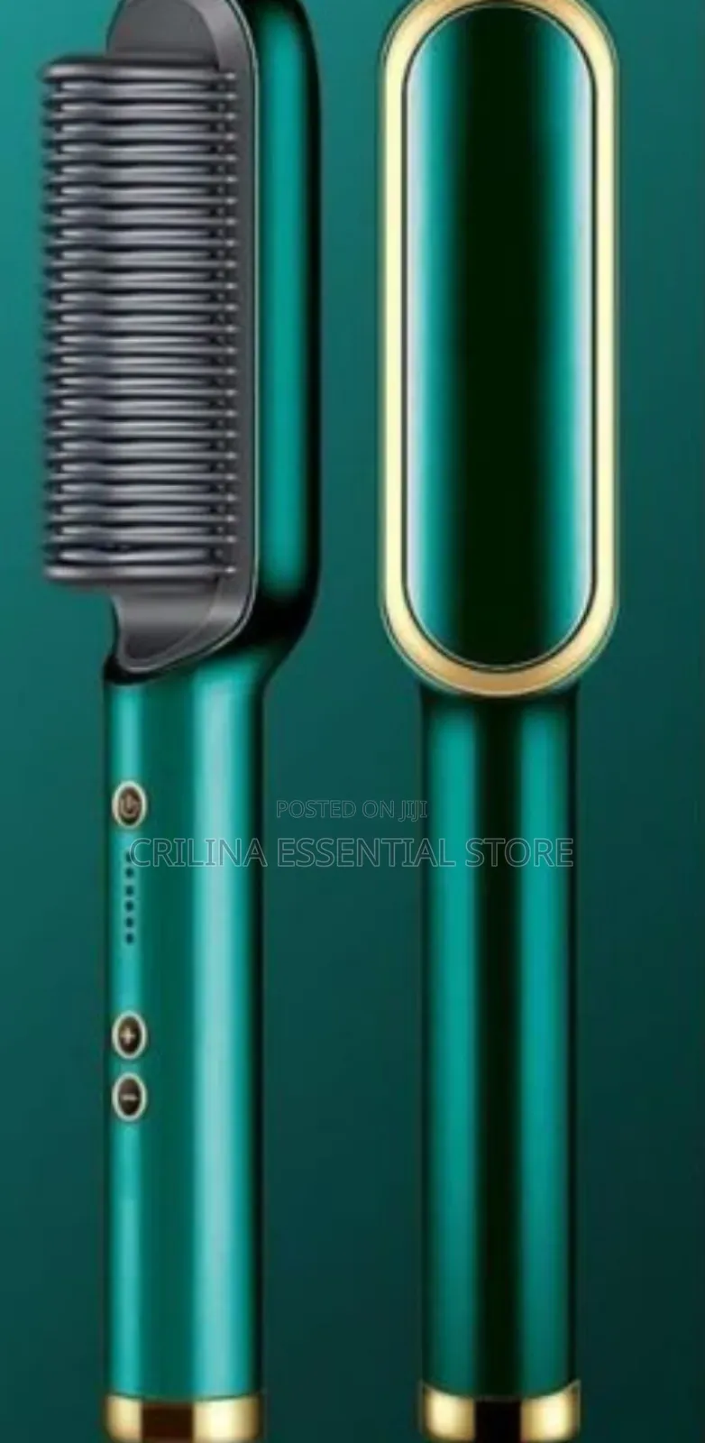 2-in-1 Hot-Air Hair Styling Comb Straightener Hair Brush
