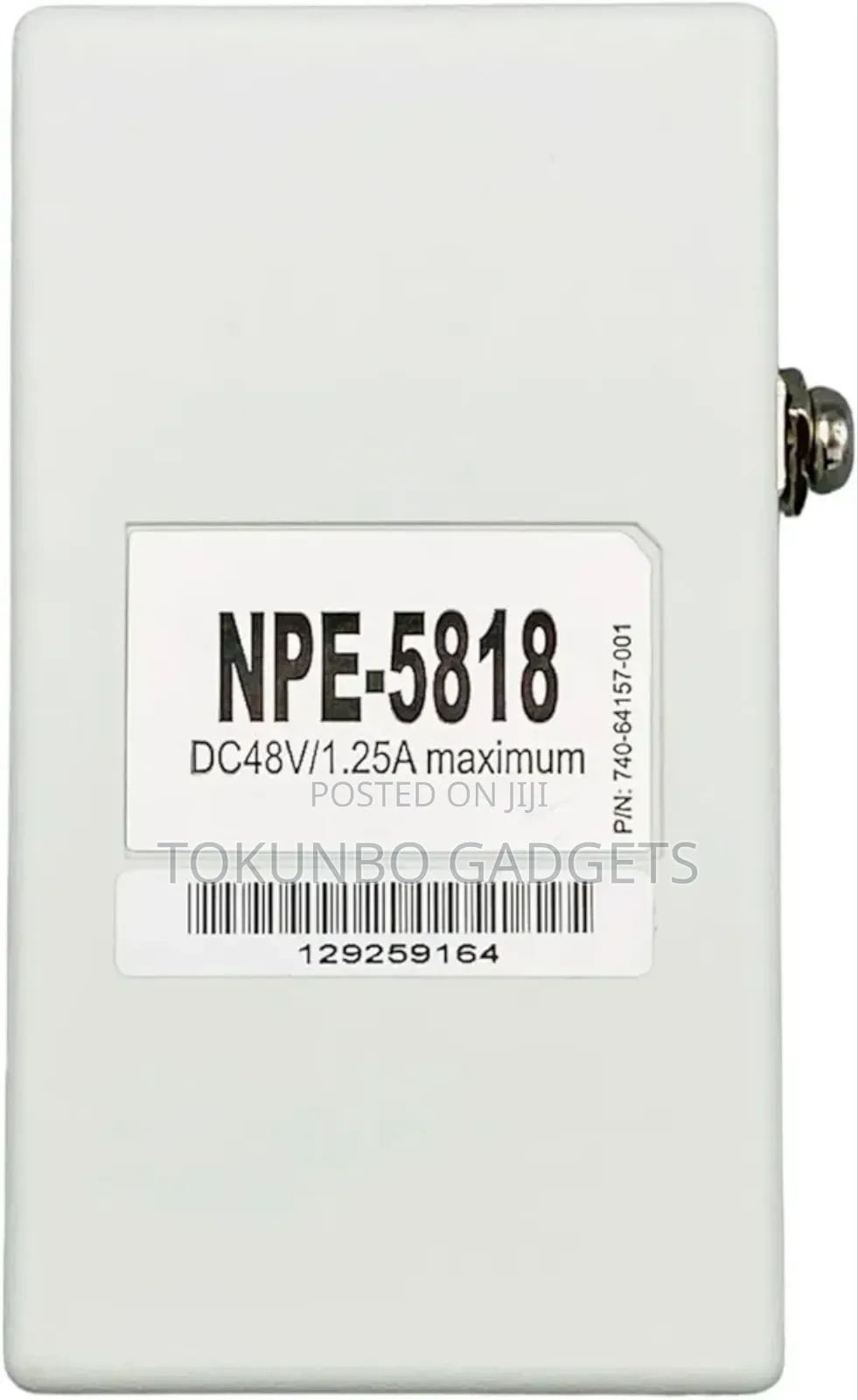 Ruckus 740-64157-001 Poe Power Injector Npe-5818 48v 1.25a, Bundle