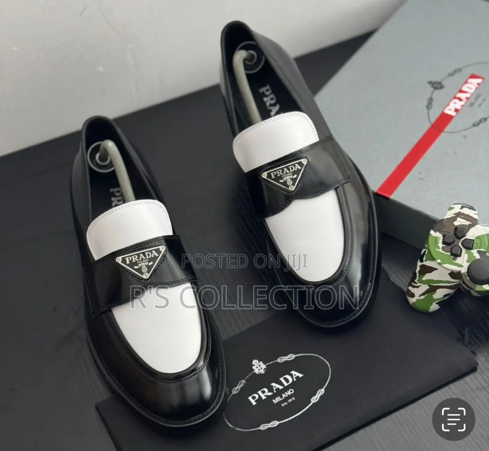 Original Luxury Designer Prada Men Corporate Shoes