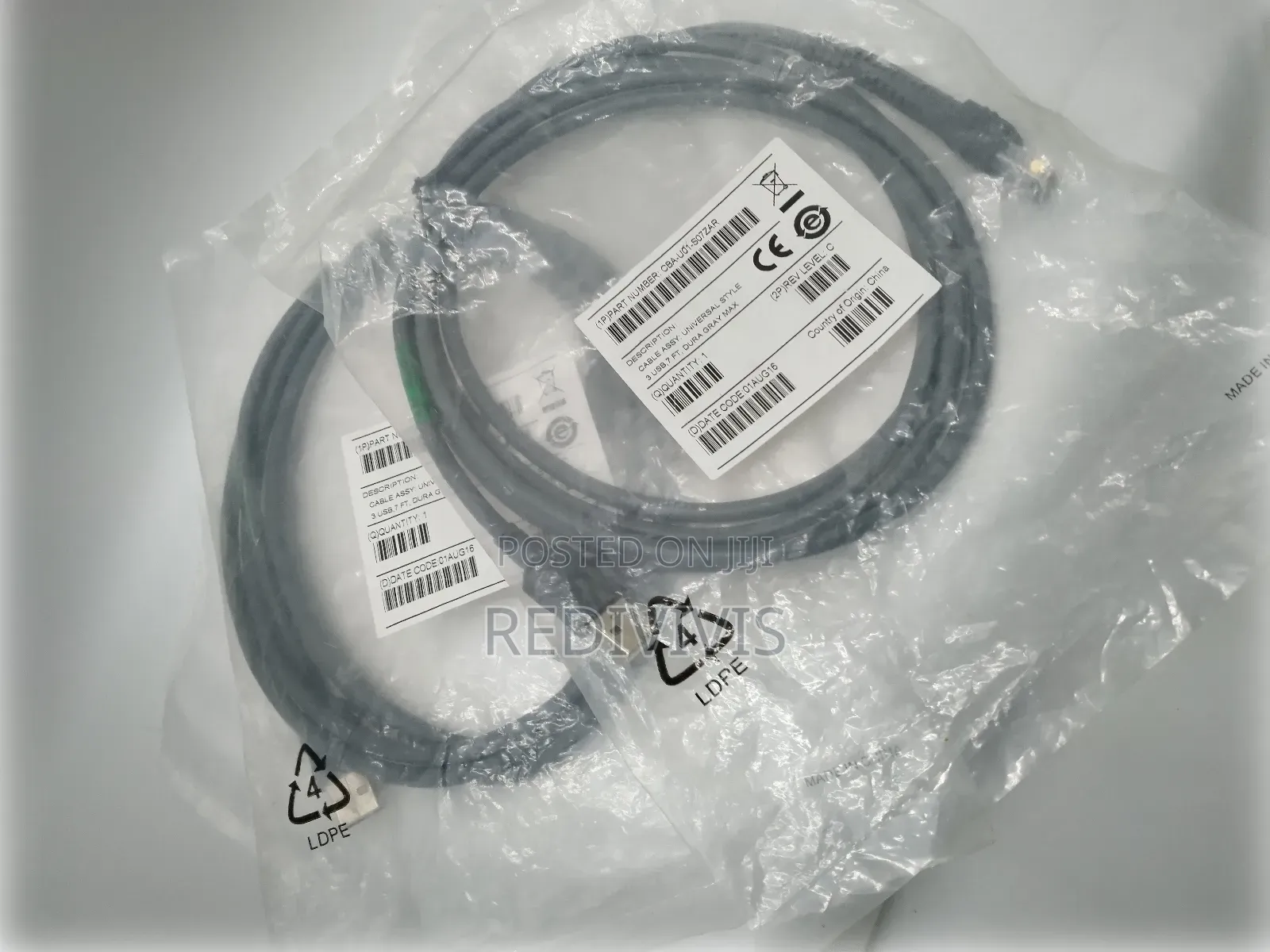 Polycom 1.8m Cat5e Ethernet Patch Cable - Rj45, Poe- Ready (Brand New)