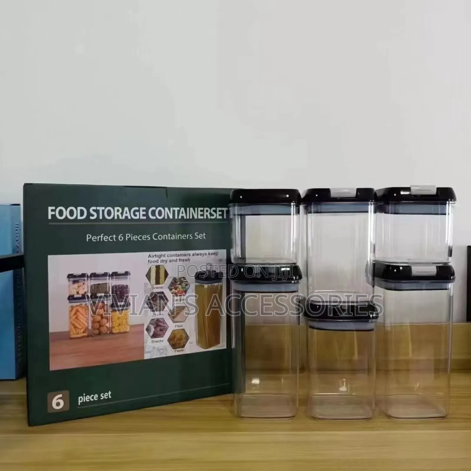 6pcs Food Storage Containers