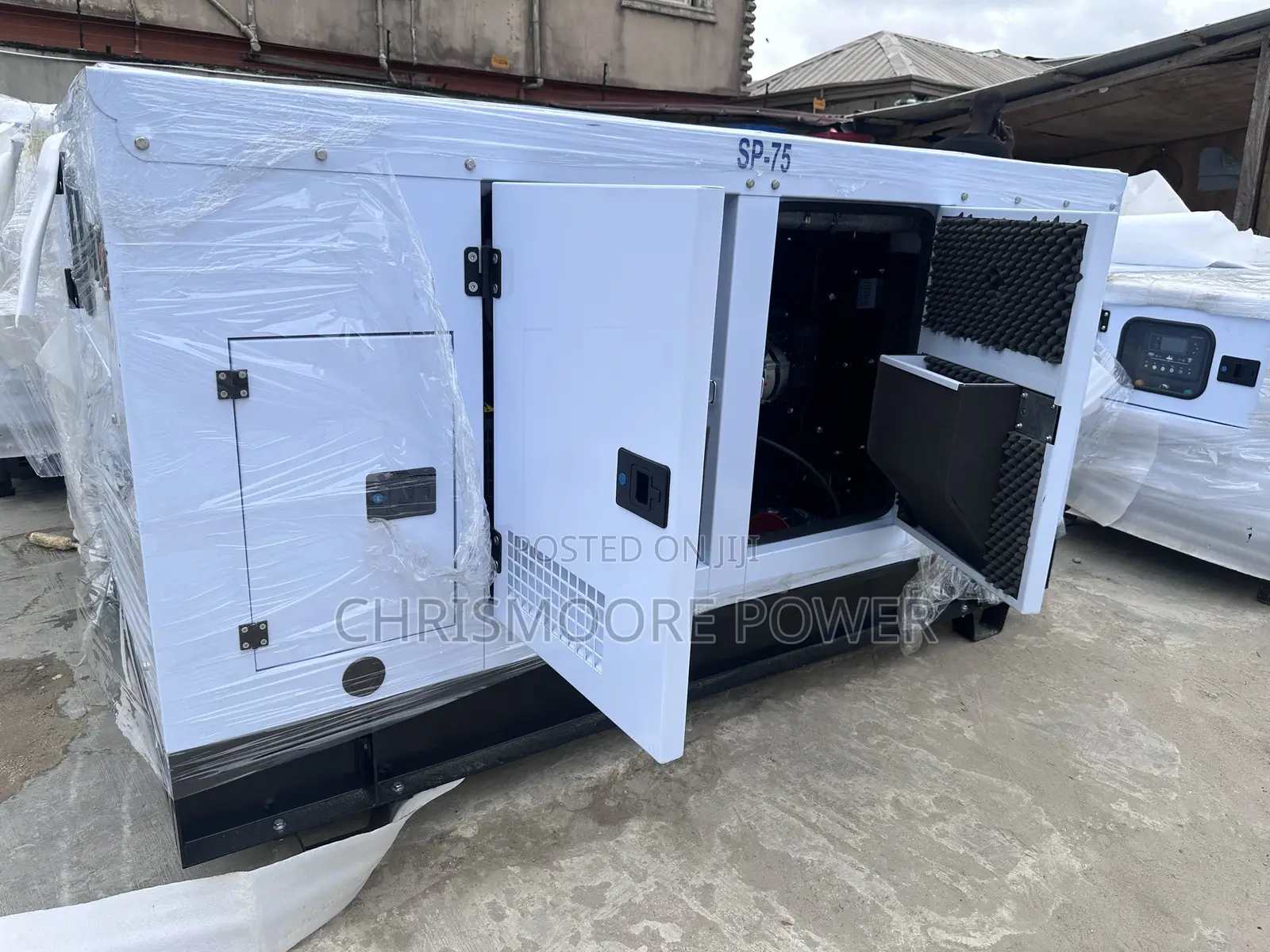 New 75kva Perkins Generator Soundproof 100% Copper Coil.