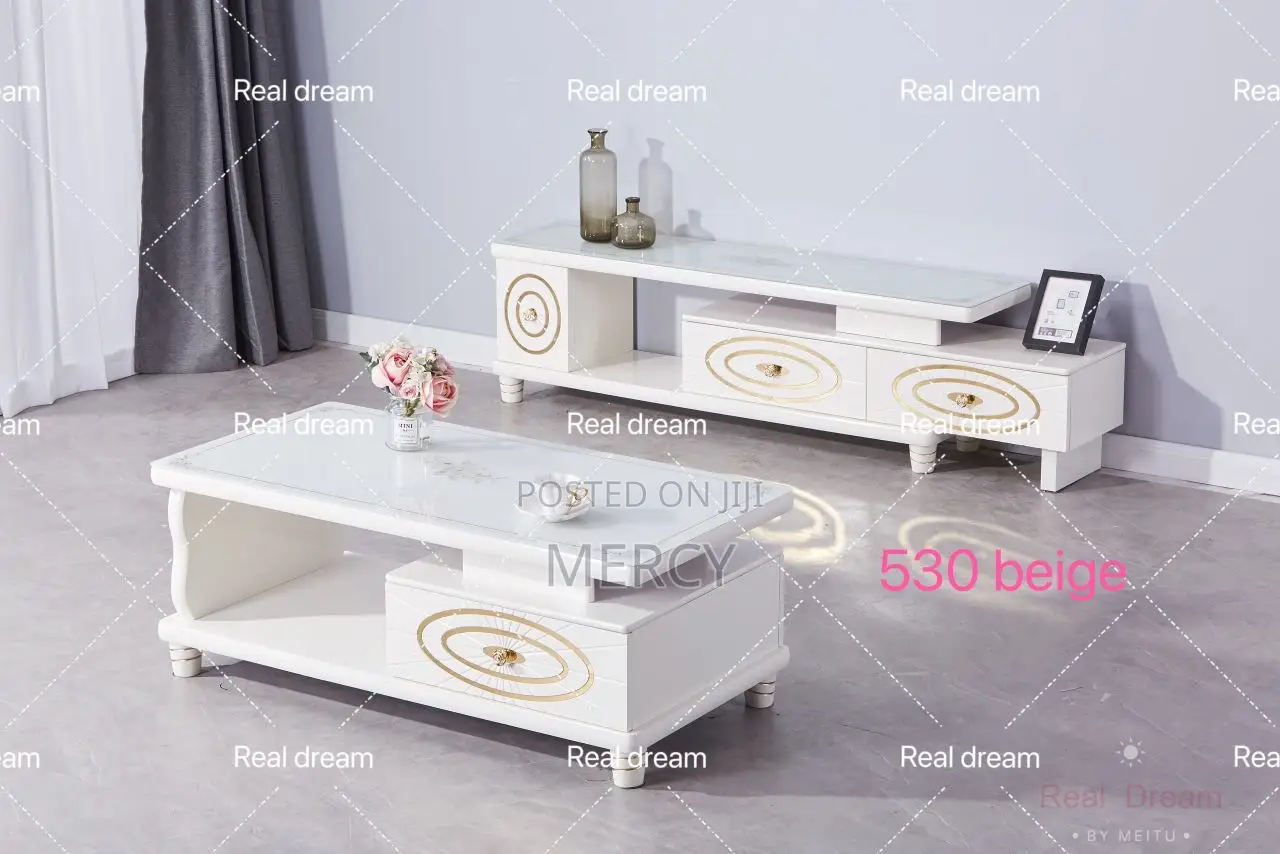 1.5m Wooden Tv Stand and 1m Center Table