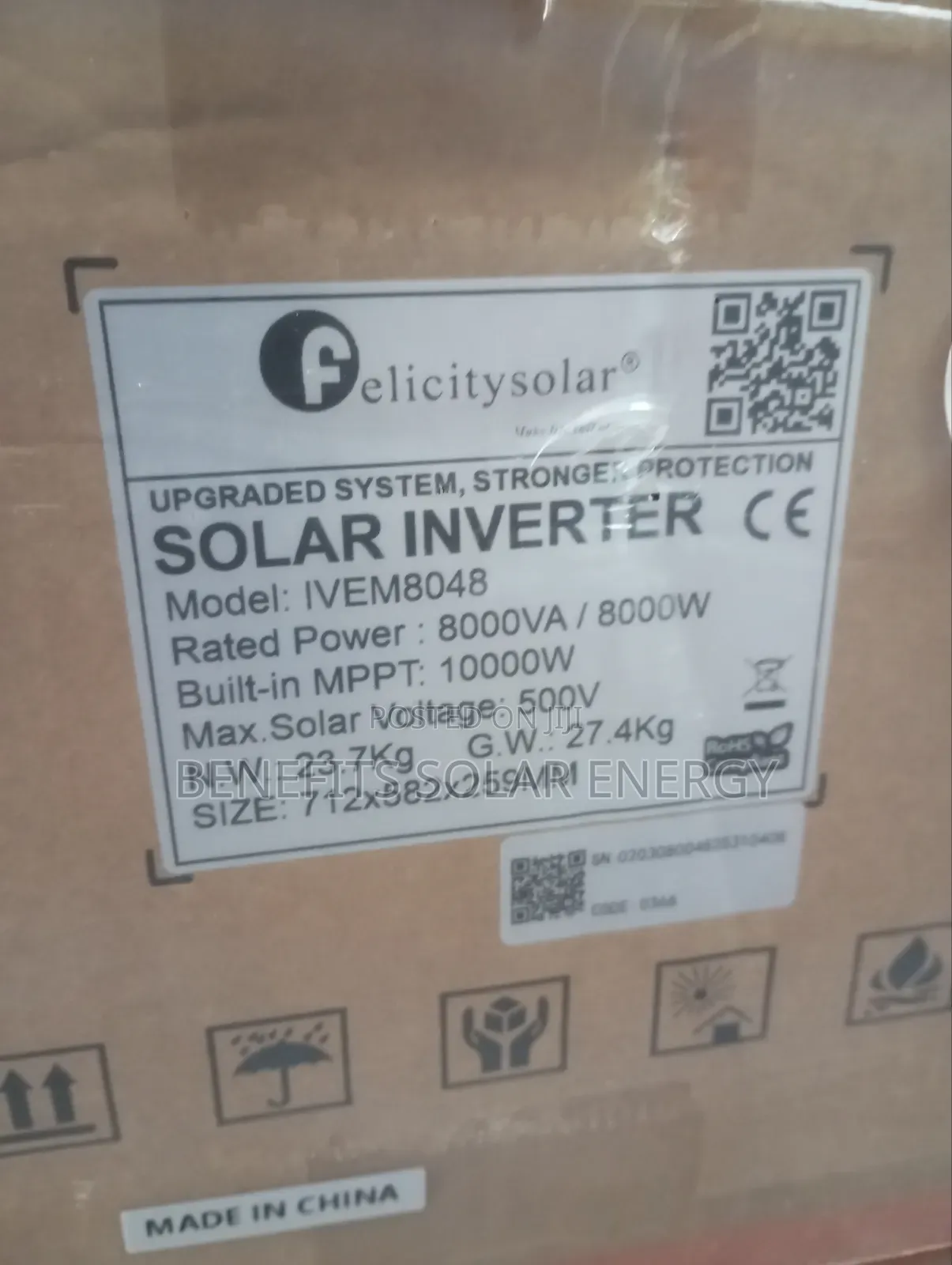 8kva 48v Felicity Hybrid Inverter Ivem