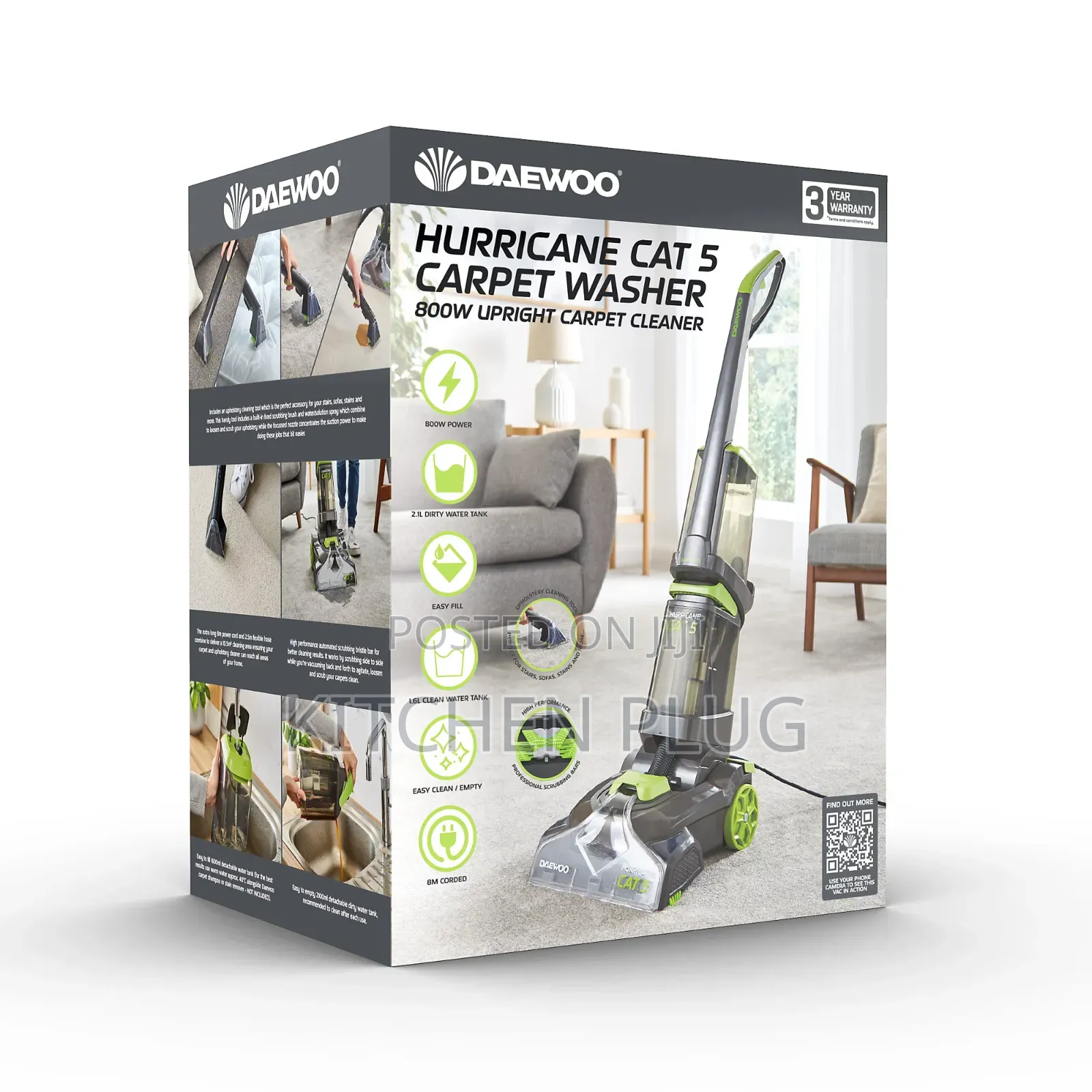Daewoo Hurricane Cat 5 Carpet Washer