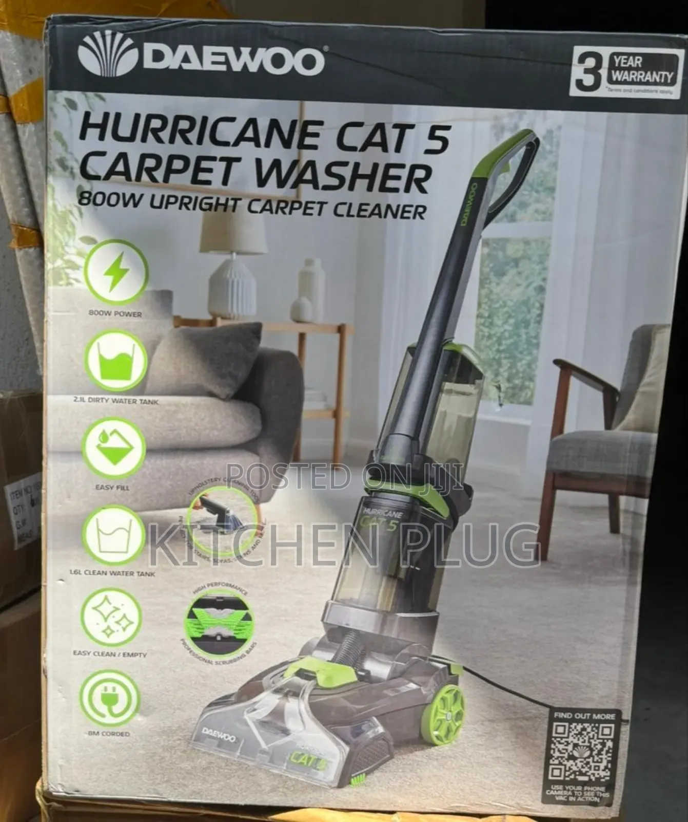 Daewoo Hurricane Cat 5 Carpet Washer
